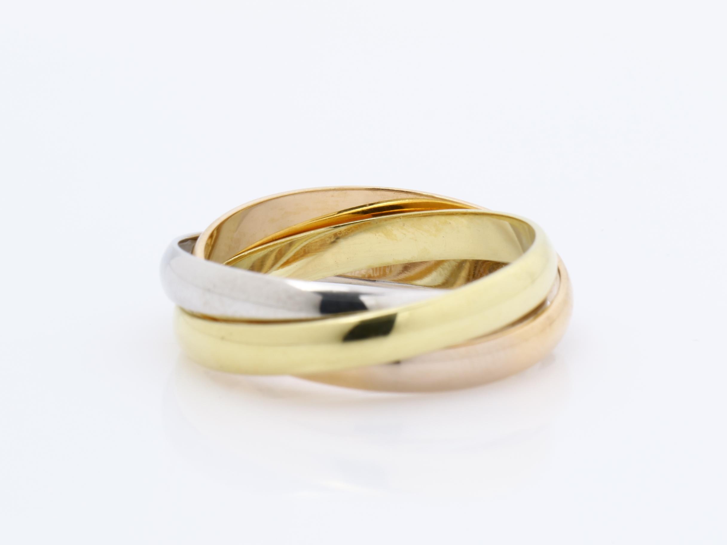 Au750 Trinity Ring 52 5.0g — view 4