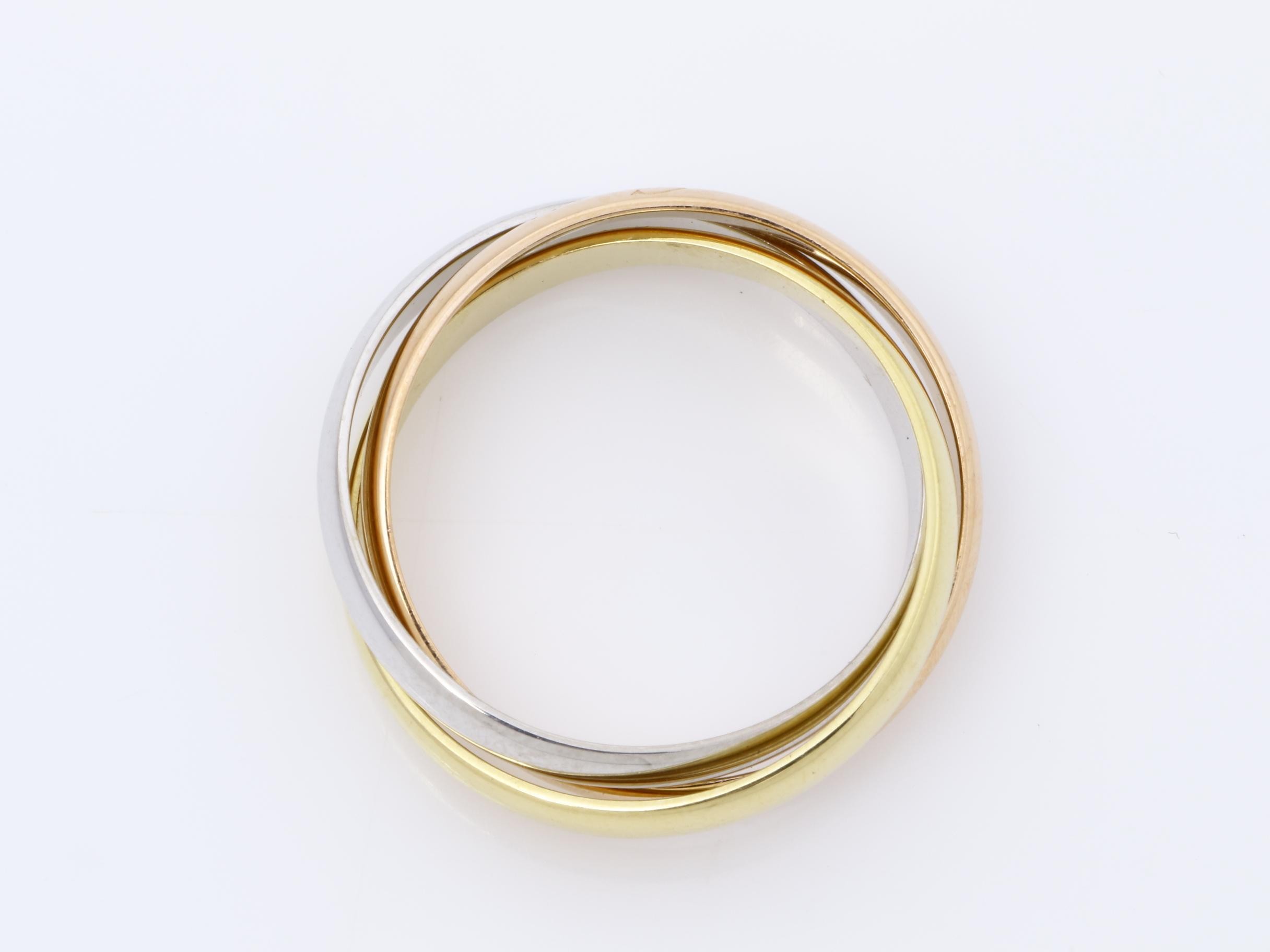 Au750 Trinity Ring 52 5.0g — view 5