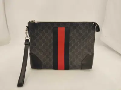 GG Supreme SLG OPHIDIA GG CLUTCH 523603 Clutch Bag