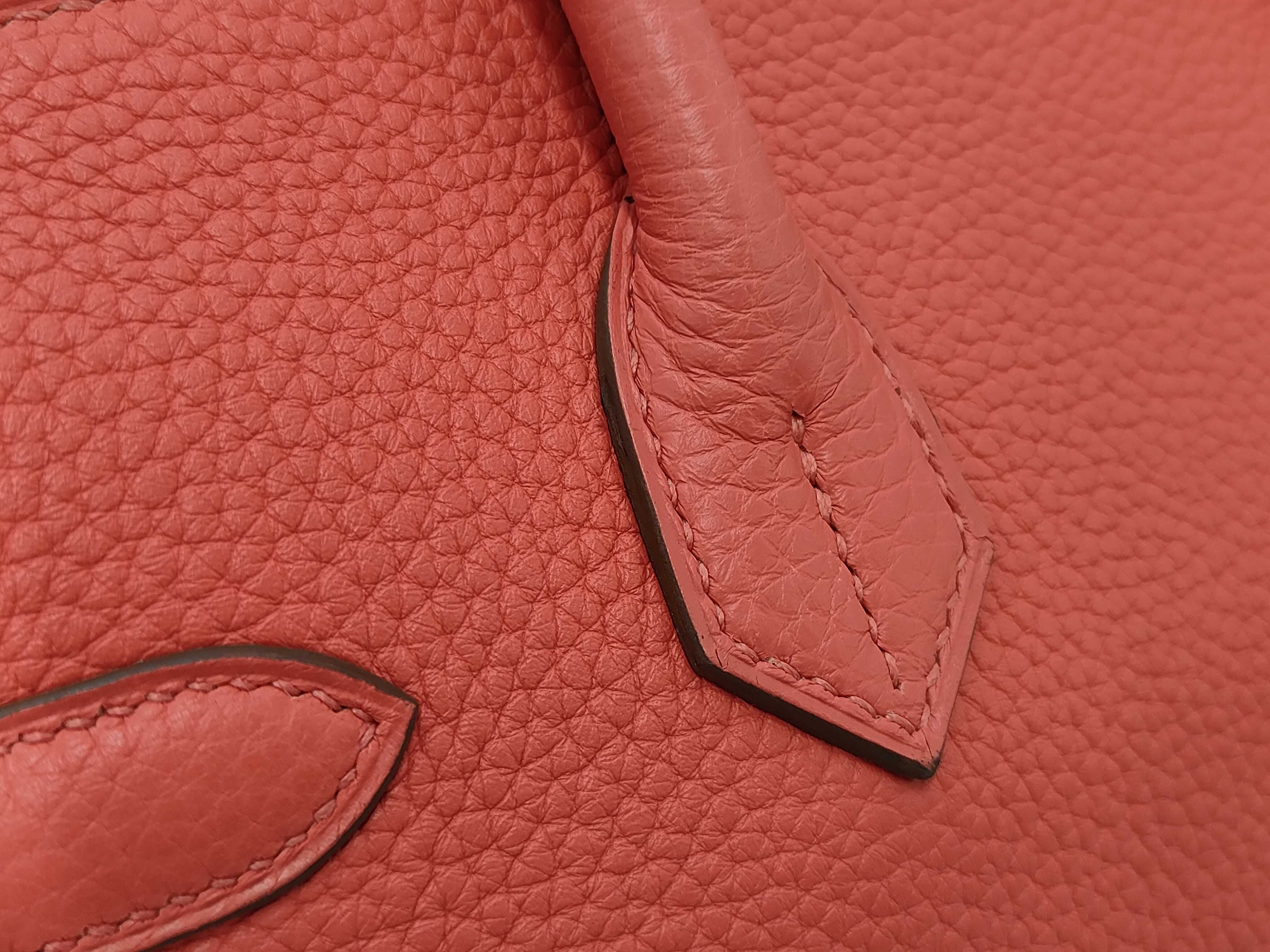 Birkin 30 Rose Jaipur Silver Hardware R Stamp Handbag — view 7