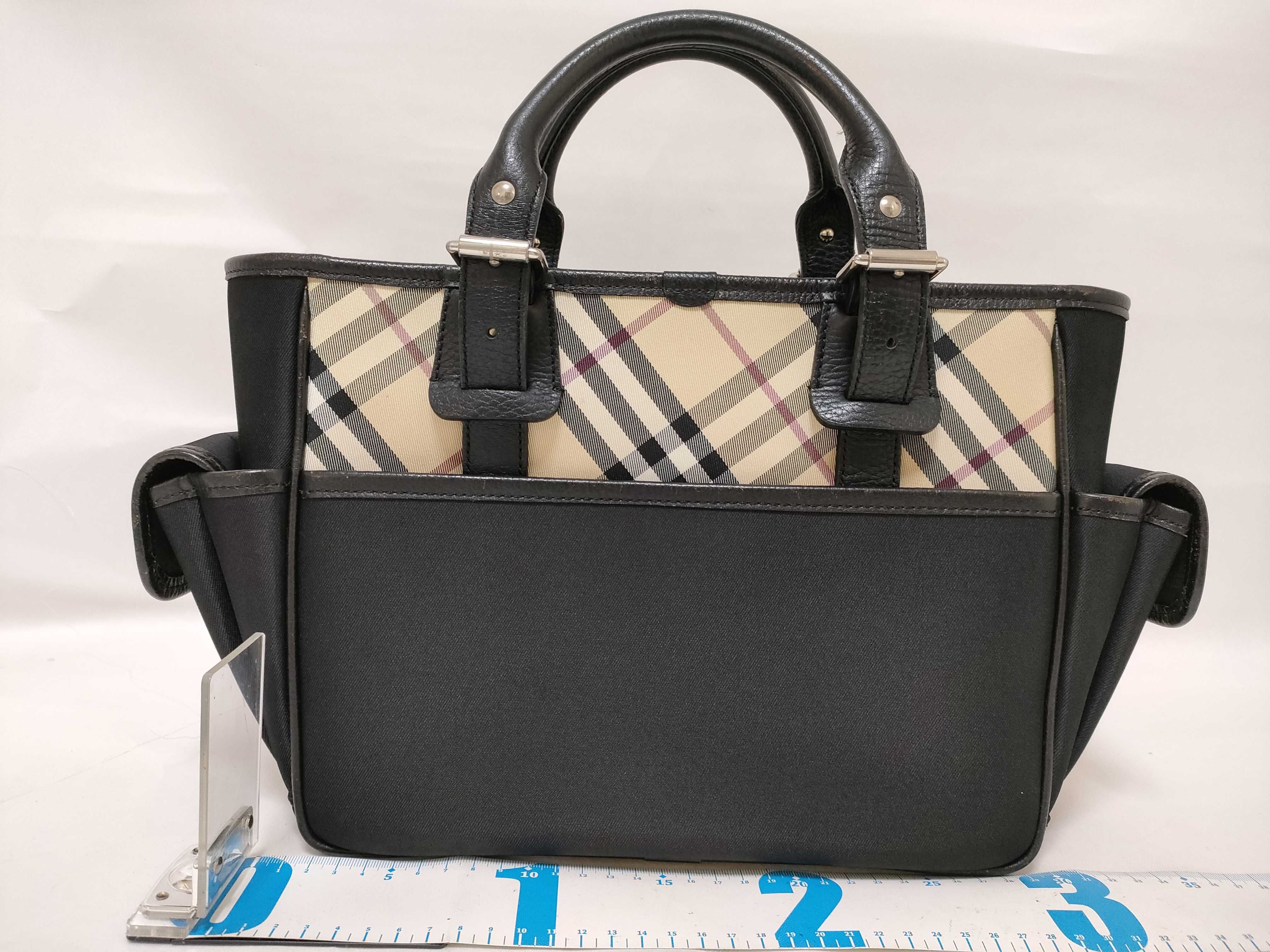 Check Pattern Handbag Black Handbag — view 2
