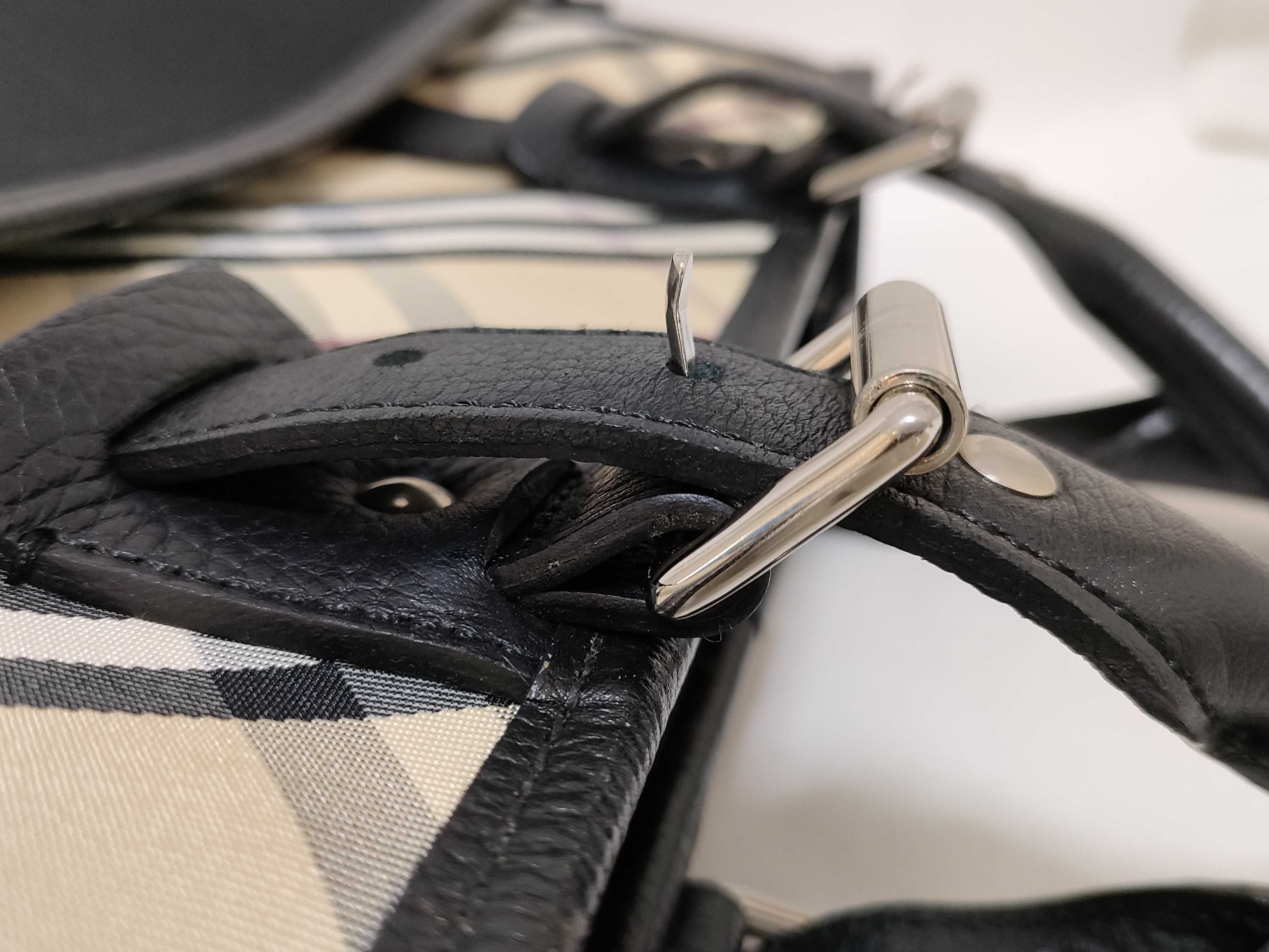 Check Pattern Handbag Black Handbag — view 5