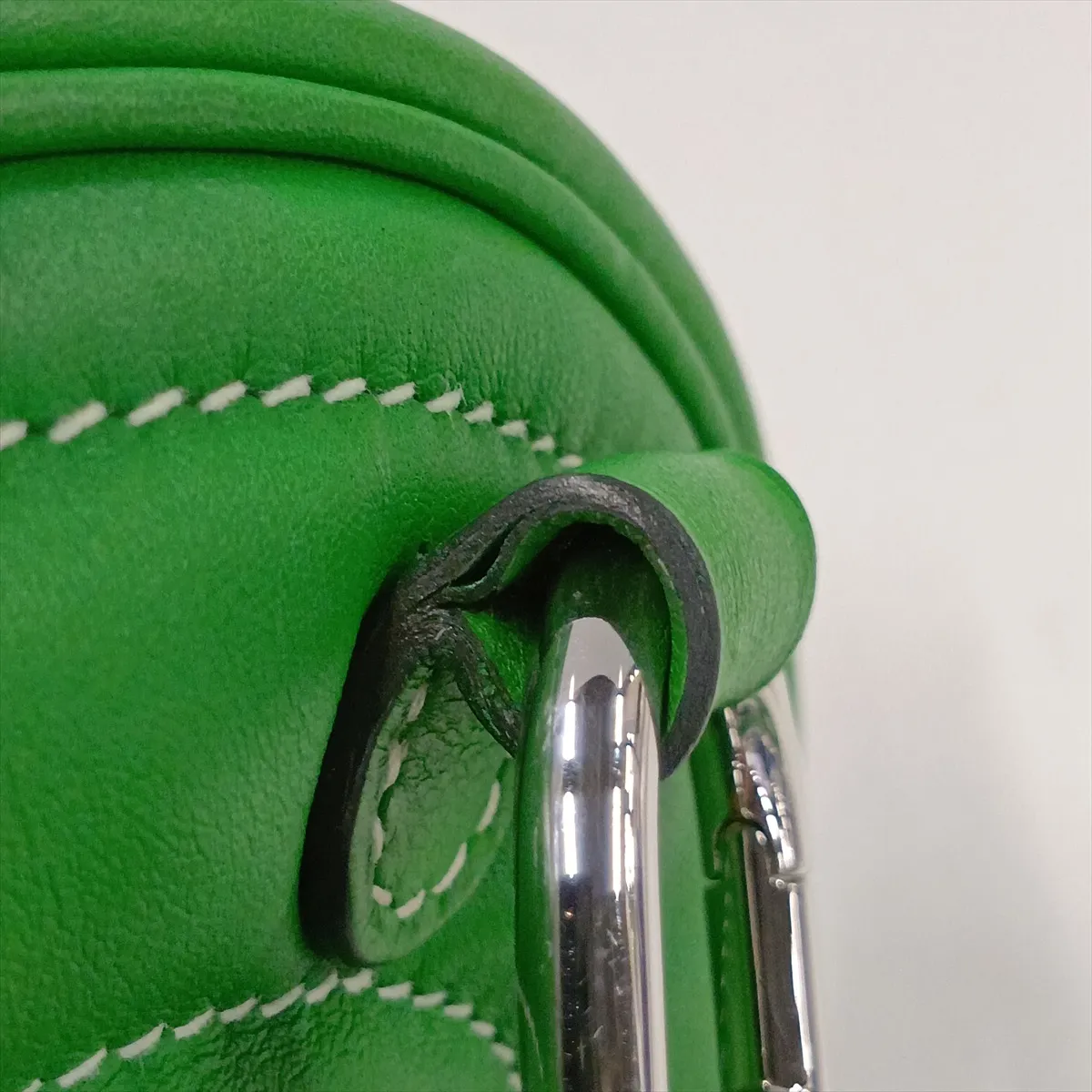 In the Loop Verso, Veau Swift, Bamboo x Blue Plume, Silver Hardware, Year: 2020 — view 12