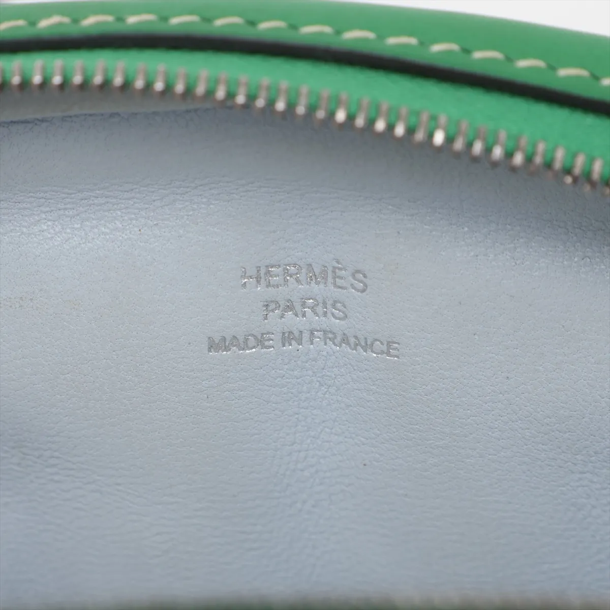 In the Loop Verso, Veau Swift, Bamboo x Blue Plume, Silver Hardware, Year: 2020 — view 8