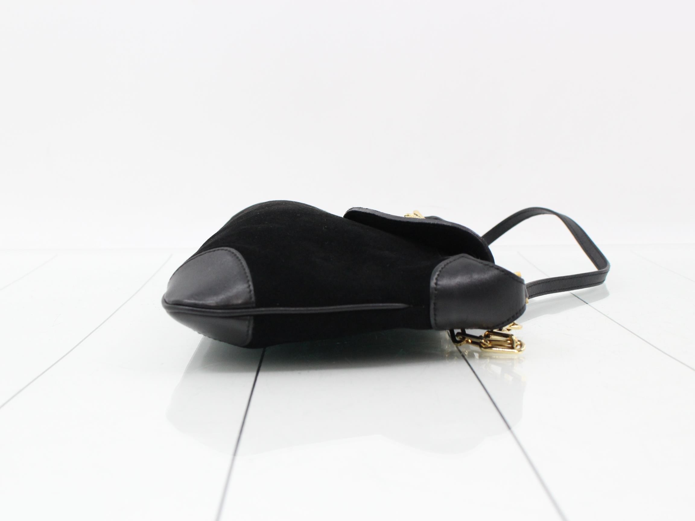 001 4113 Gucci Tiger Head Suede Chain One Shoulder Bag — view 3