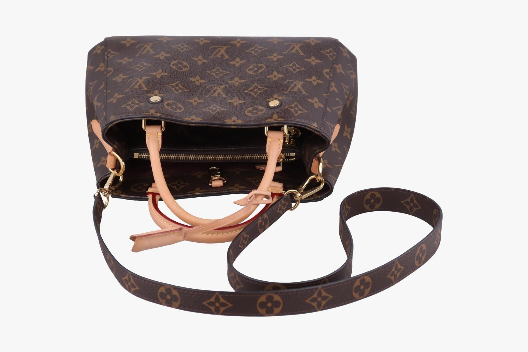 Montaigne MM Monogram Canvas Monogram/Brown — view 5
