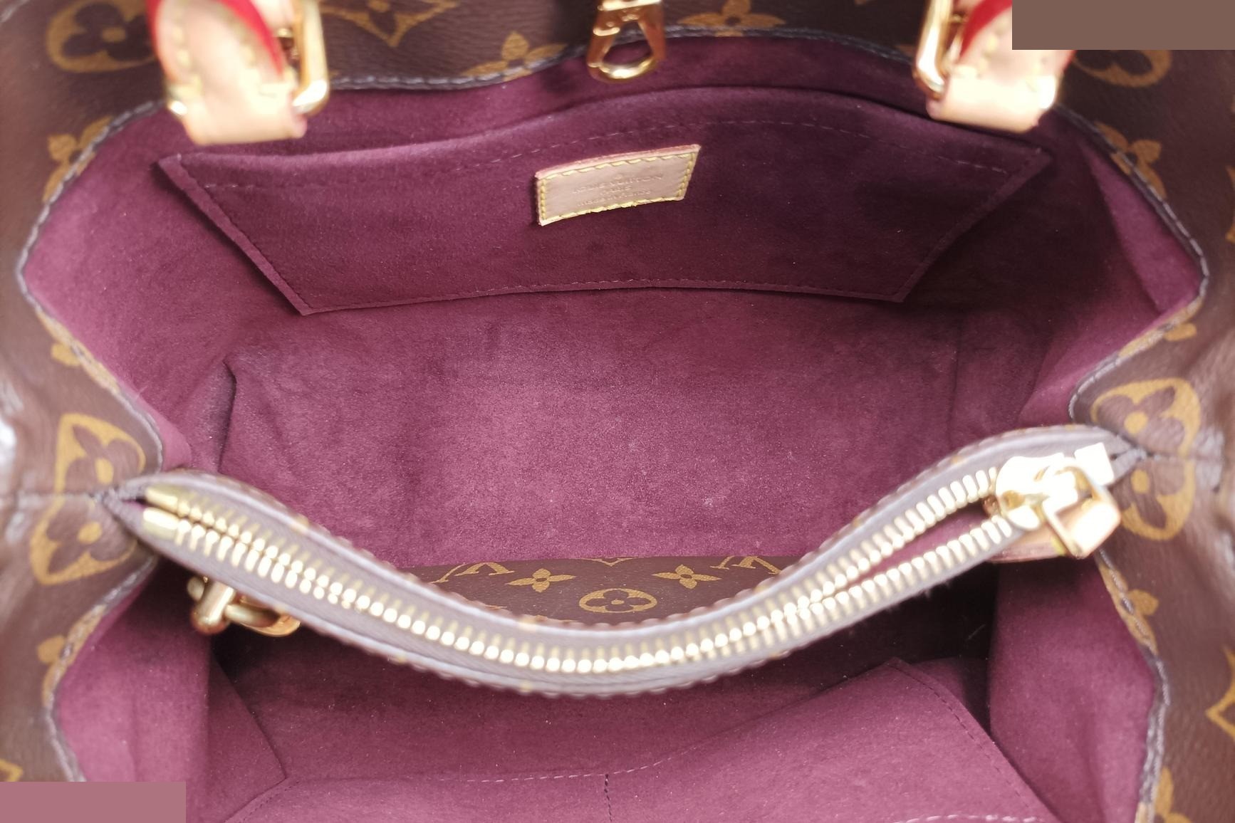 Montaigne MM Monogram Canvas Monogram/Brown — view 6