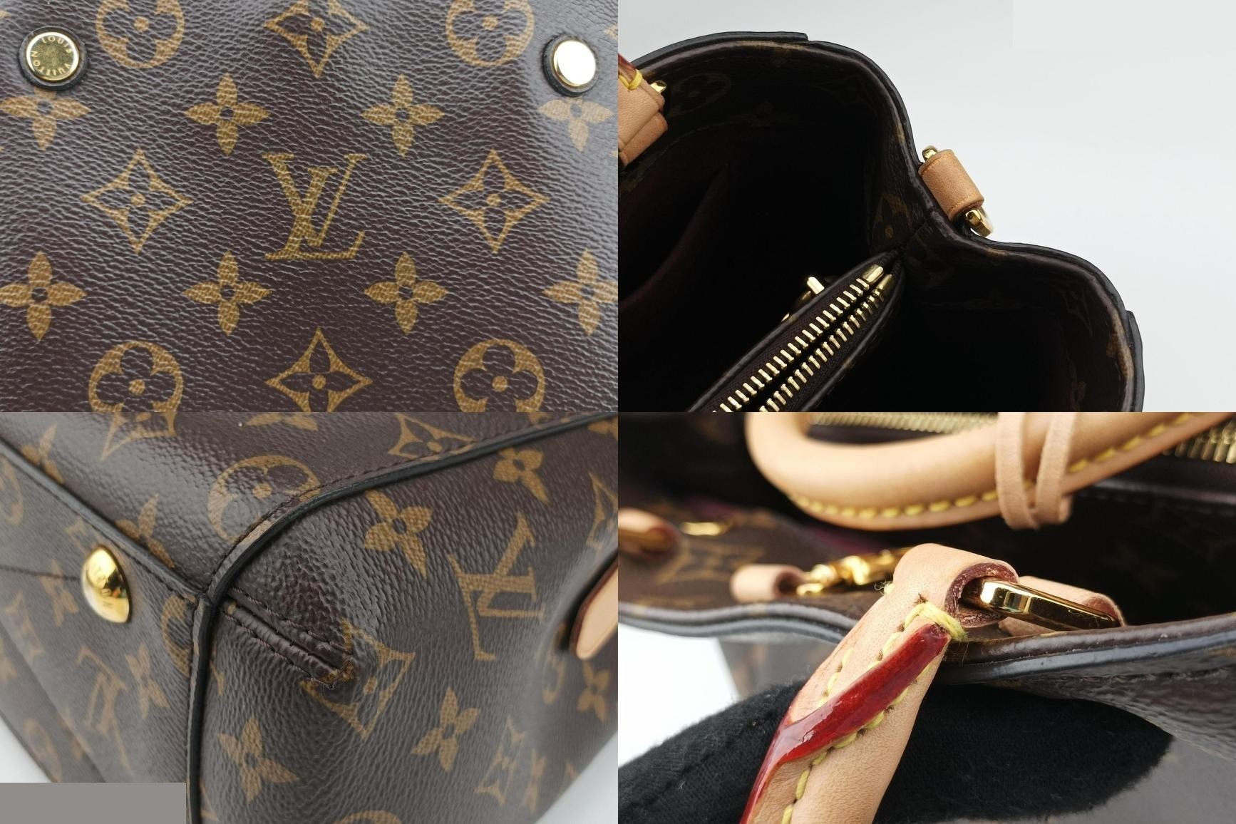 Montaigne MM Monogram Canvas Monogram/Brown — view 8