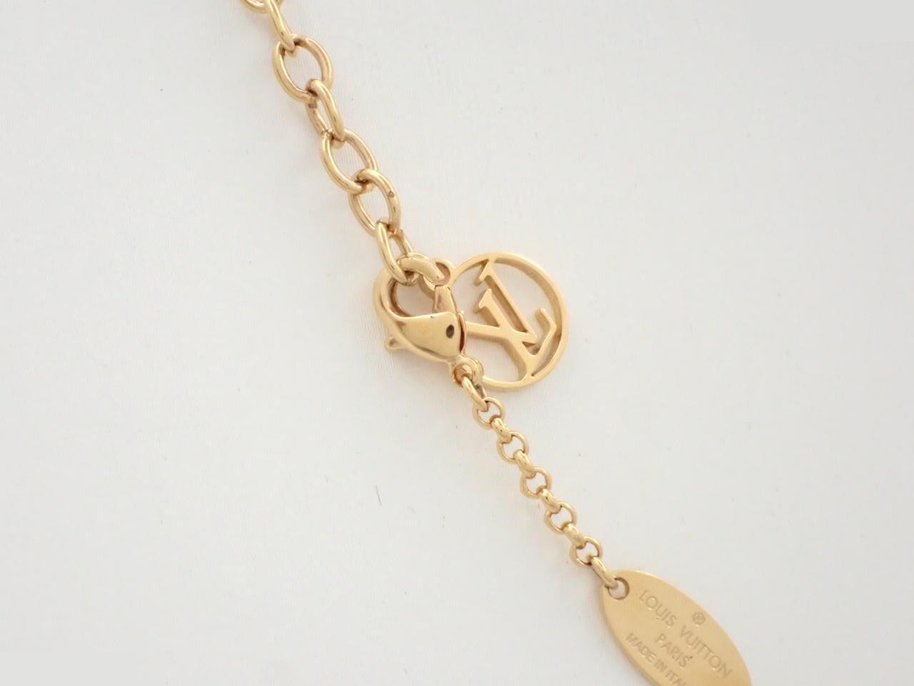 M01265 LV Gram Pendant Necklace Gold Silver GP — view 2