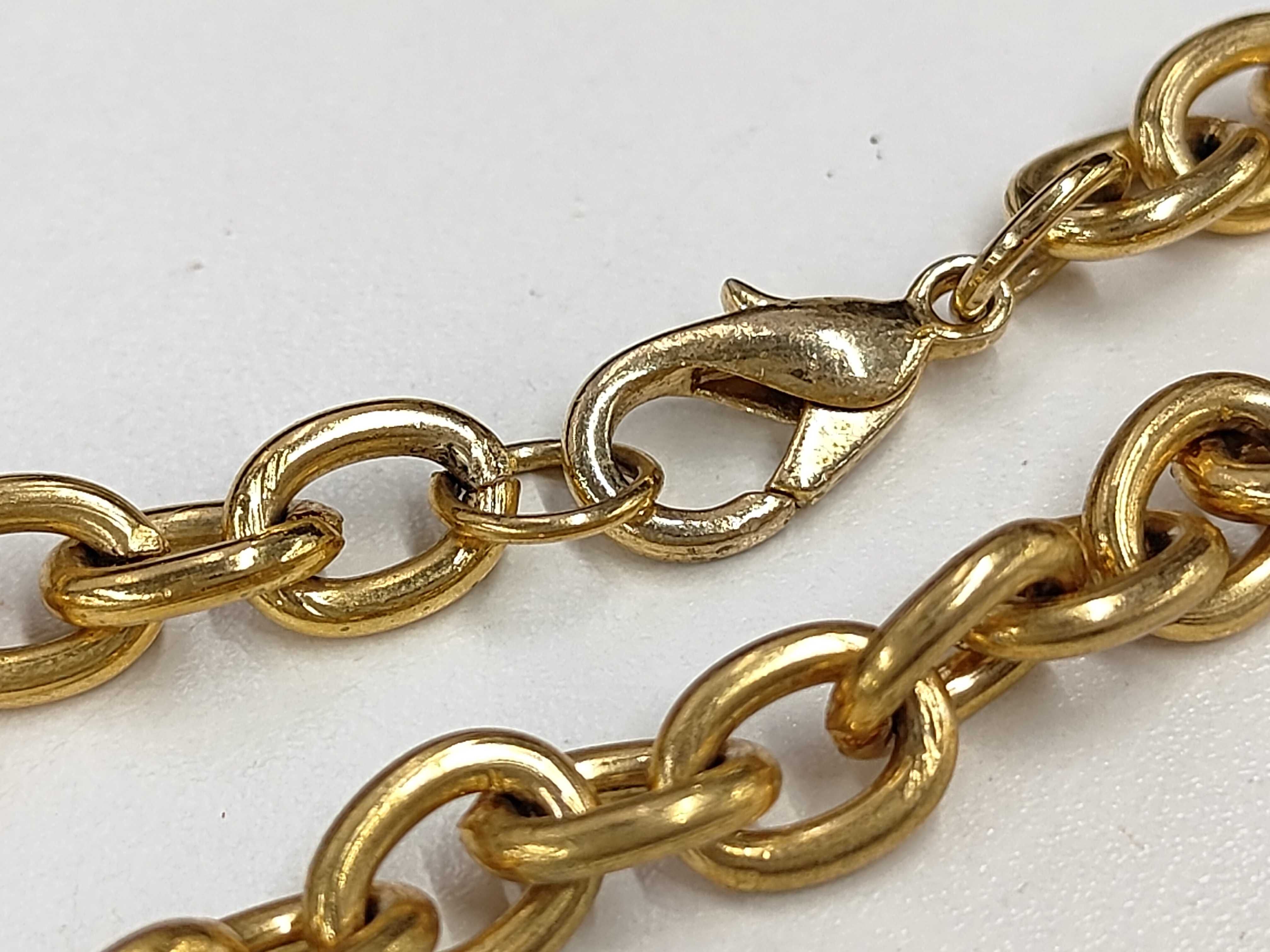 Vintage Charm Necklace, Gold Tone, Coin and Angel Design, Neck Circumference Approx. 50cm — view 4