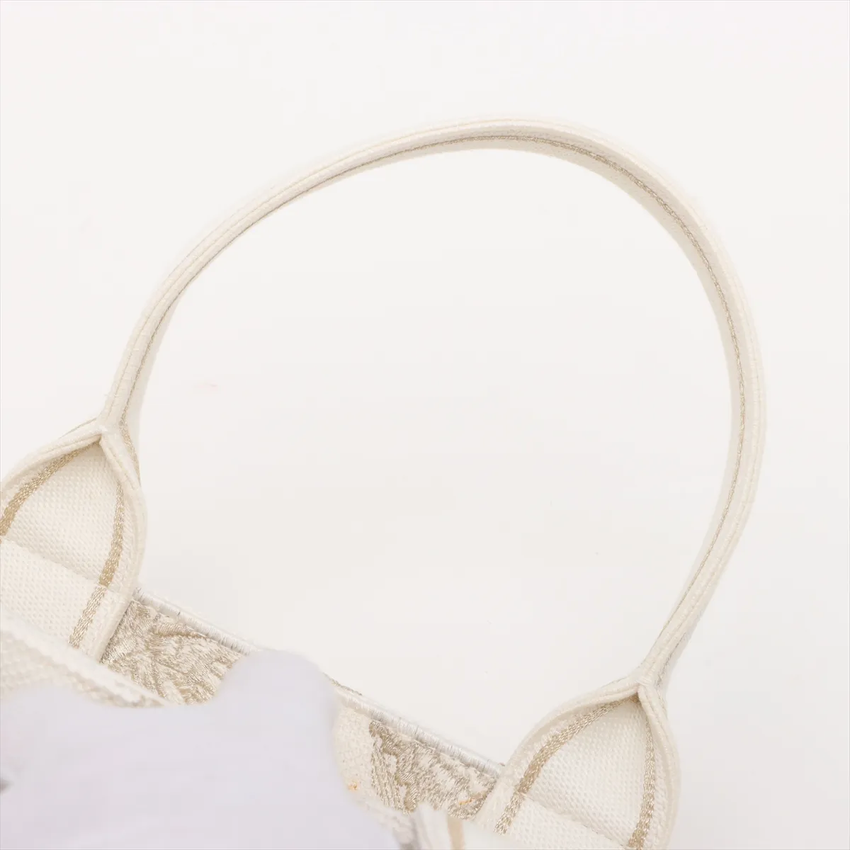 Pannier Chapeau Bag Canvas 2WAY Handbag White — view 11