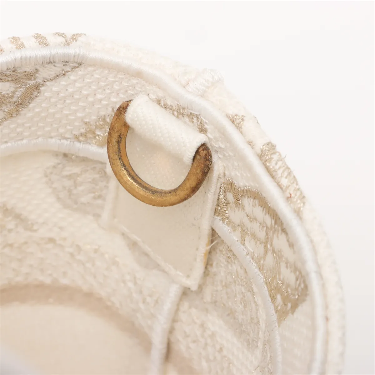 Pannier Chapeau Bag Canvas 2WAY Handbag White — view 14