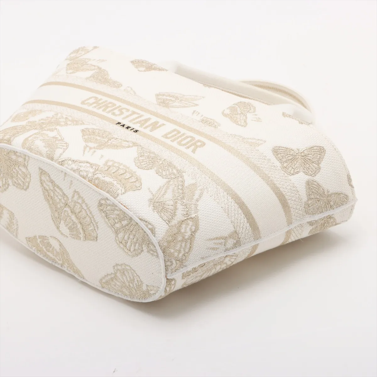 Pannier Chapeau Bag Canvas 2WAY Handbag White — view 3