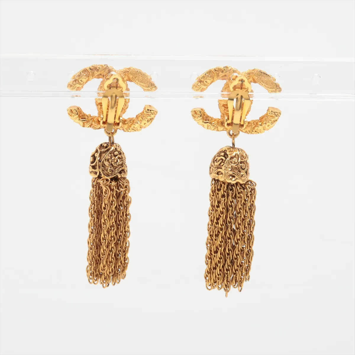 Cocomark 93A earrings (for both ears) GP gold dents — view 2