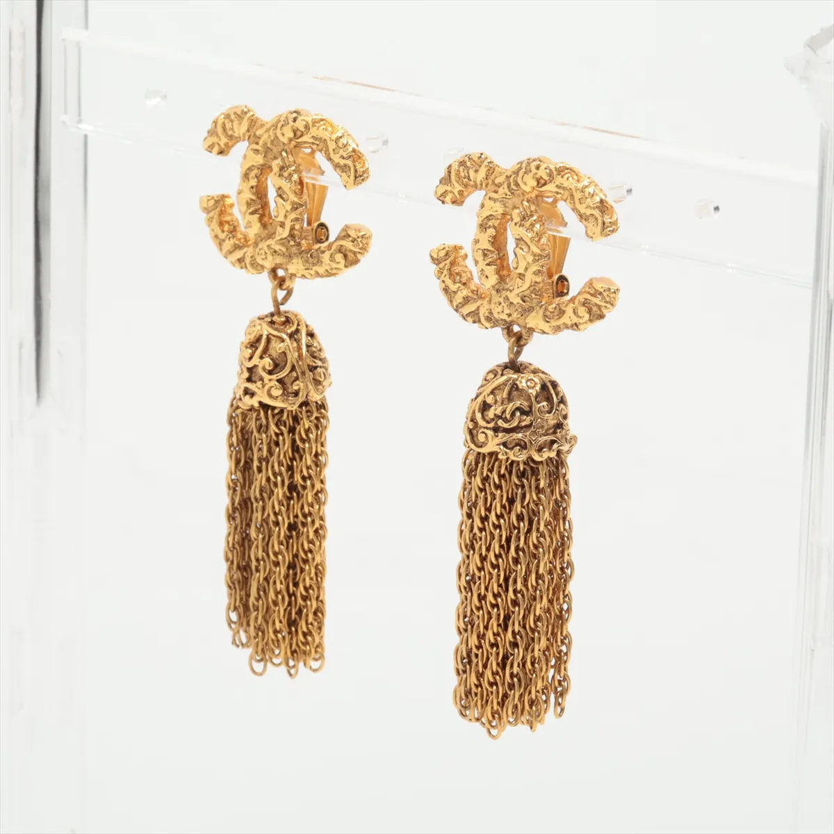Cocomark 93A earrings (for both ears) GP gold dents — view 3