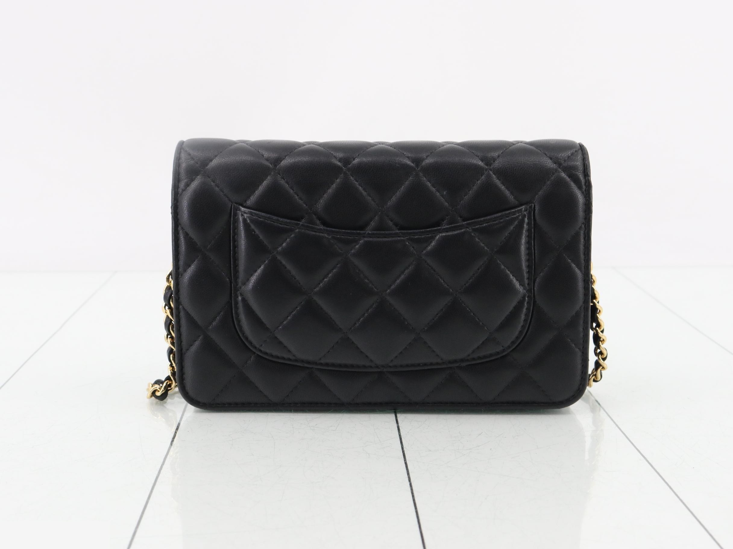 Matelassé Chain Shoulder Bag — view 2