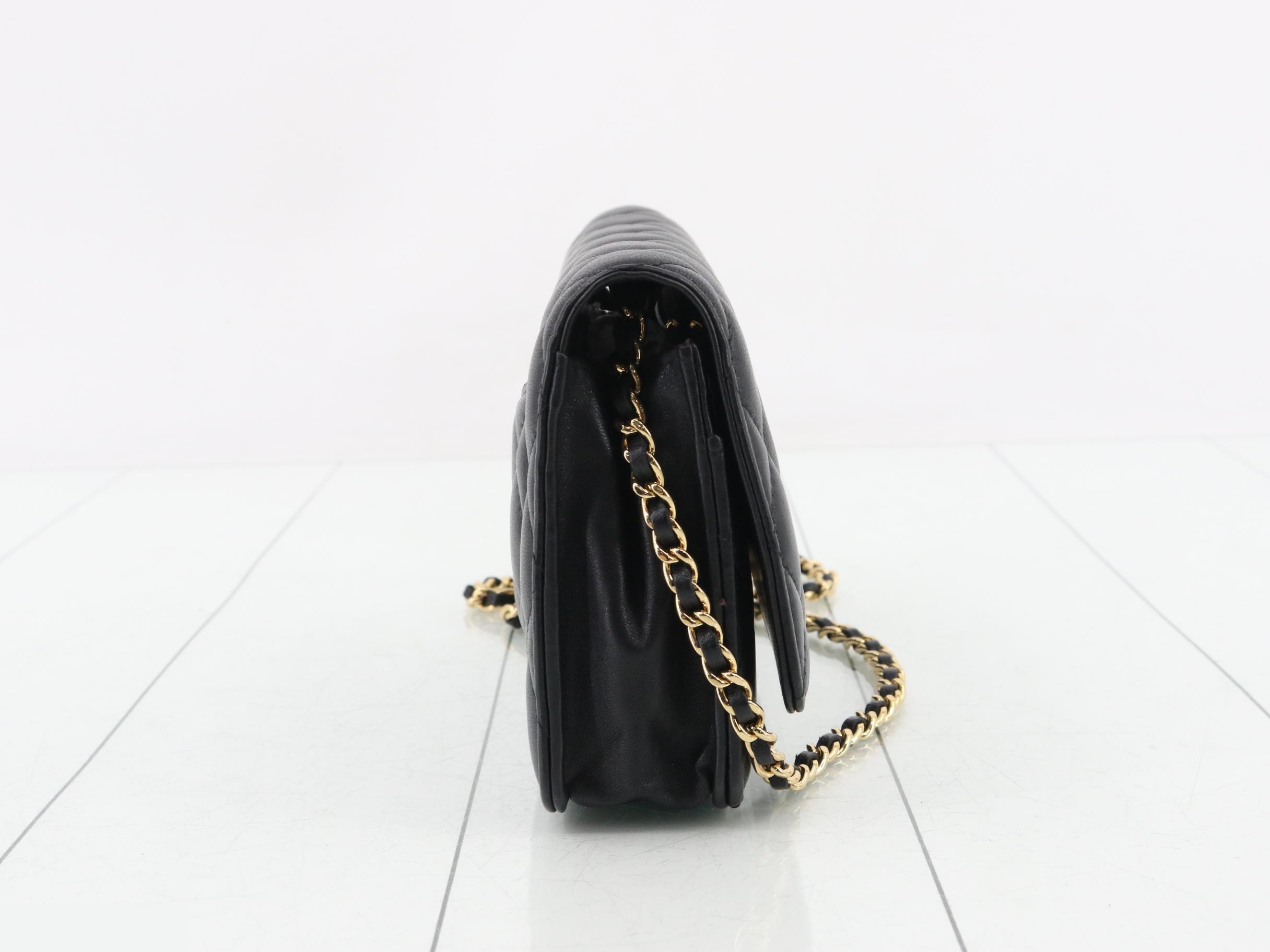 Matelassé Chain Shoulder Bag — view 4