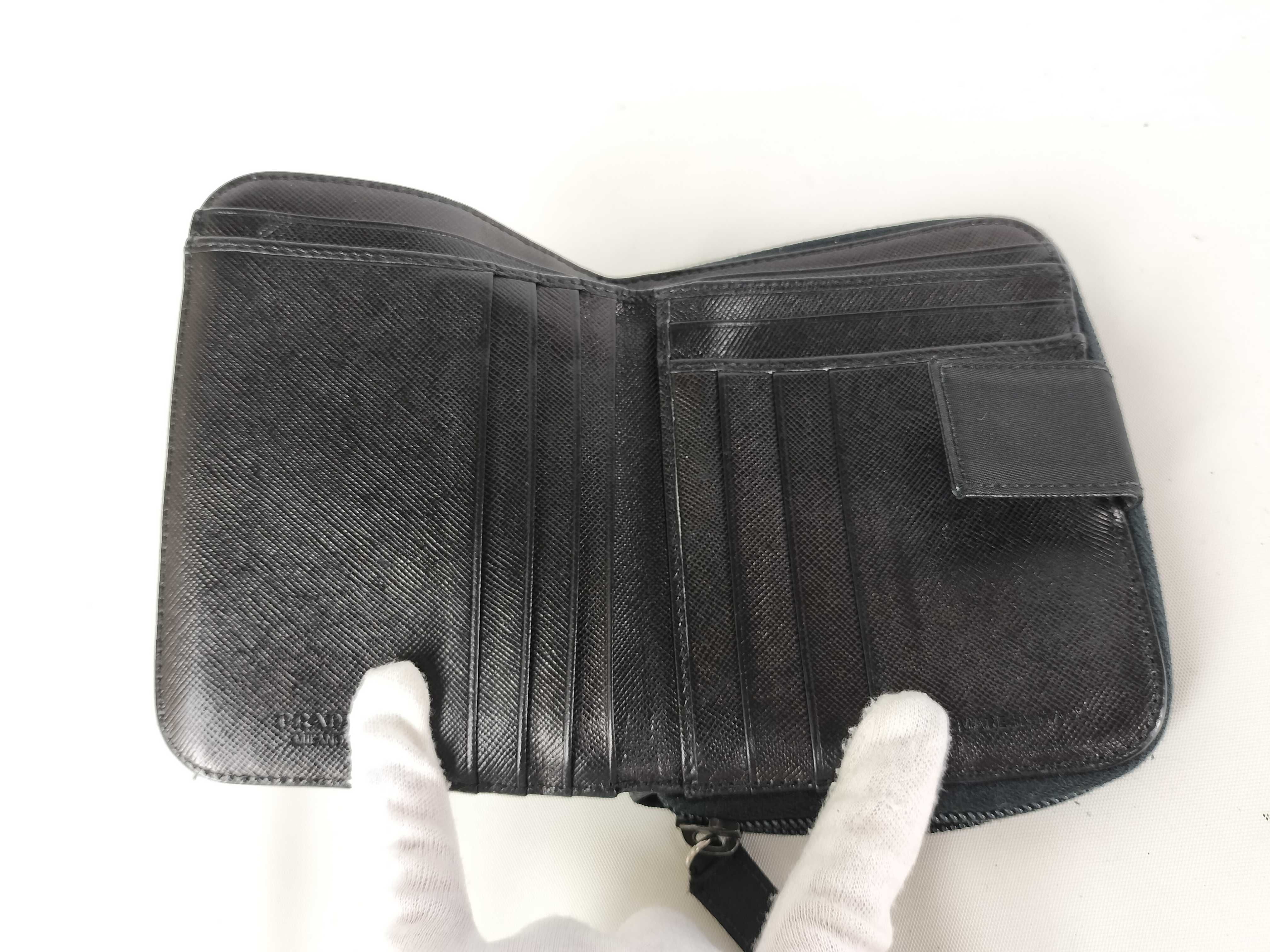 Wallet M605 Tessuto NERO Wallet — view 5