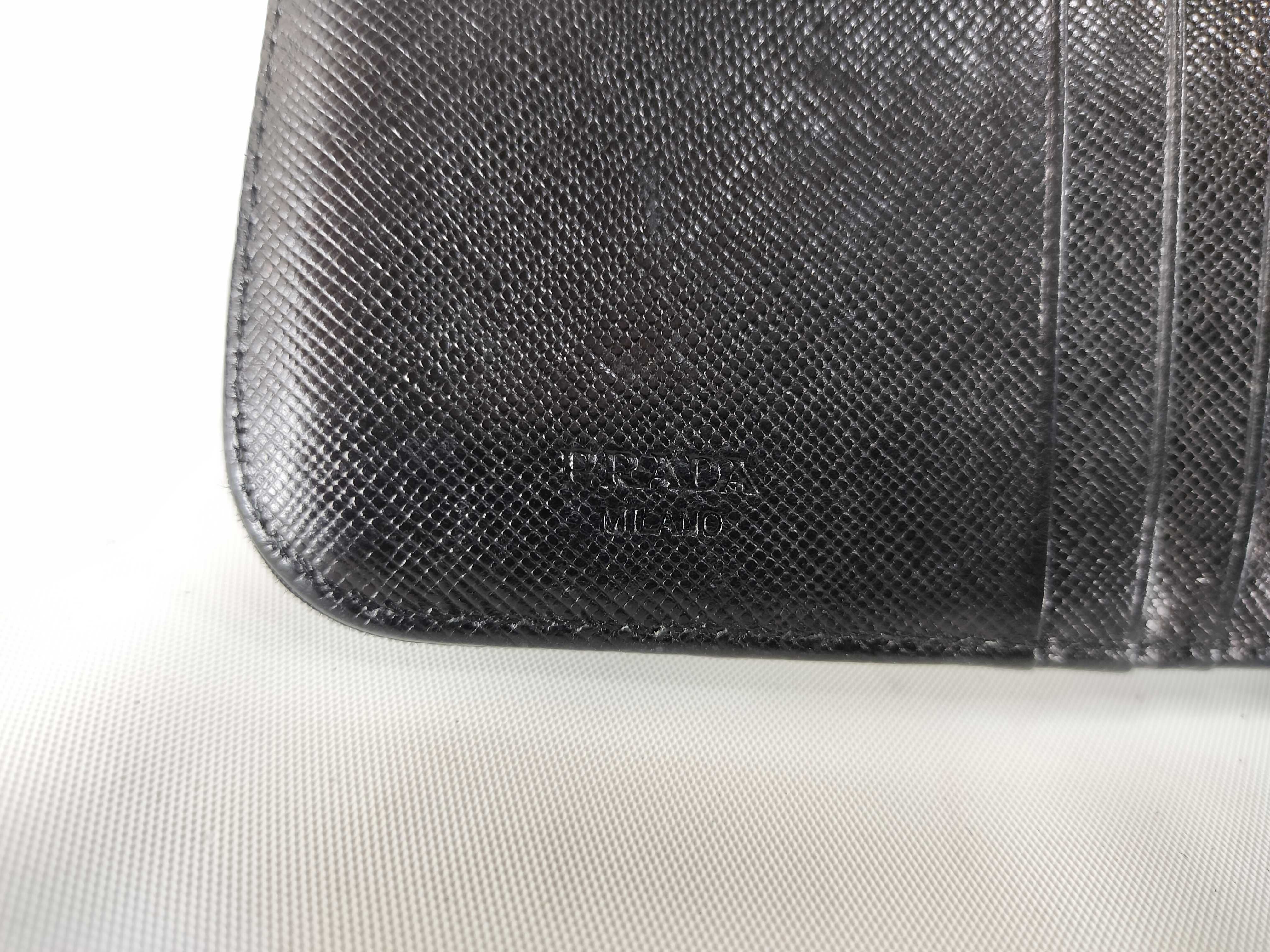 Wallet M605 Tessuto NERO Wallet — view 6
