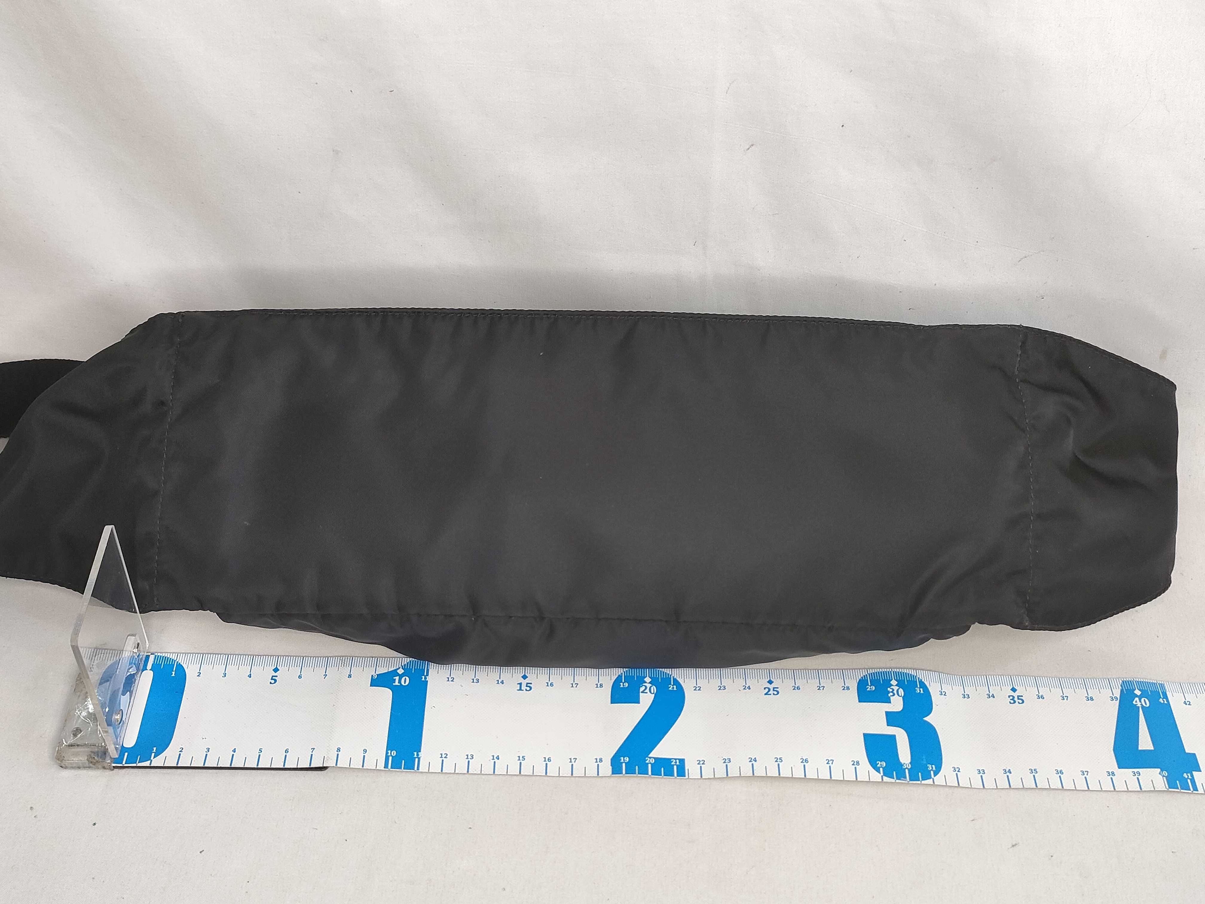 Nylon Prada Current Model Saffiano Waist Bag Logo Belt Waist Bag — view 2