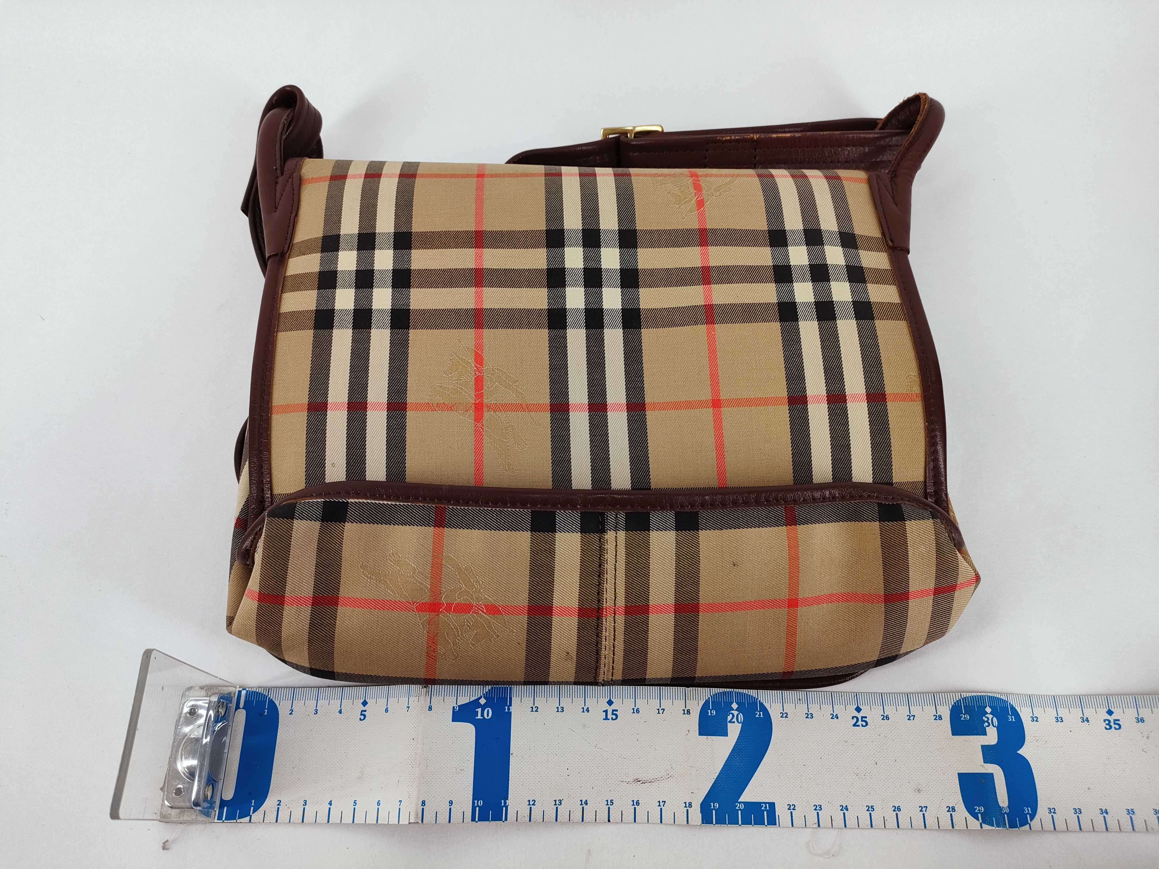 Nova Check Horse Shadow Shoulder Bag — view 2
