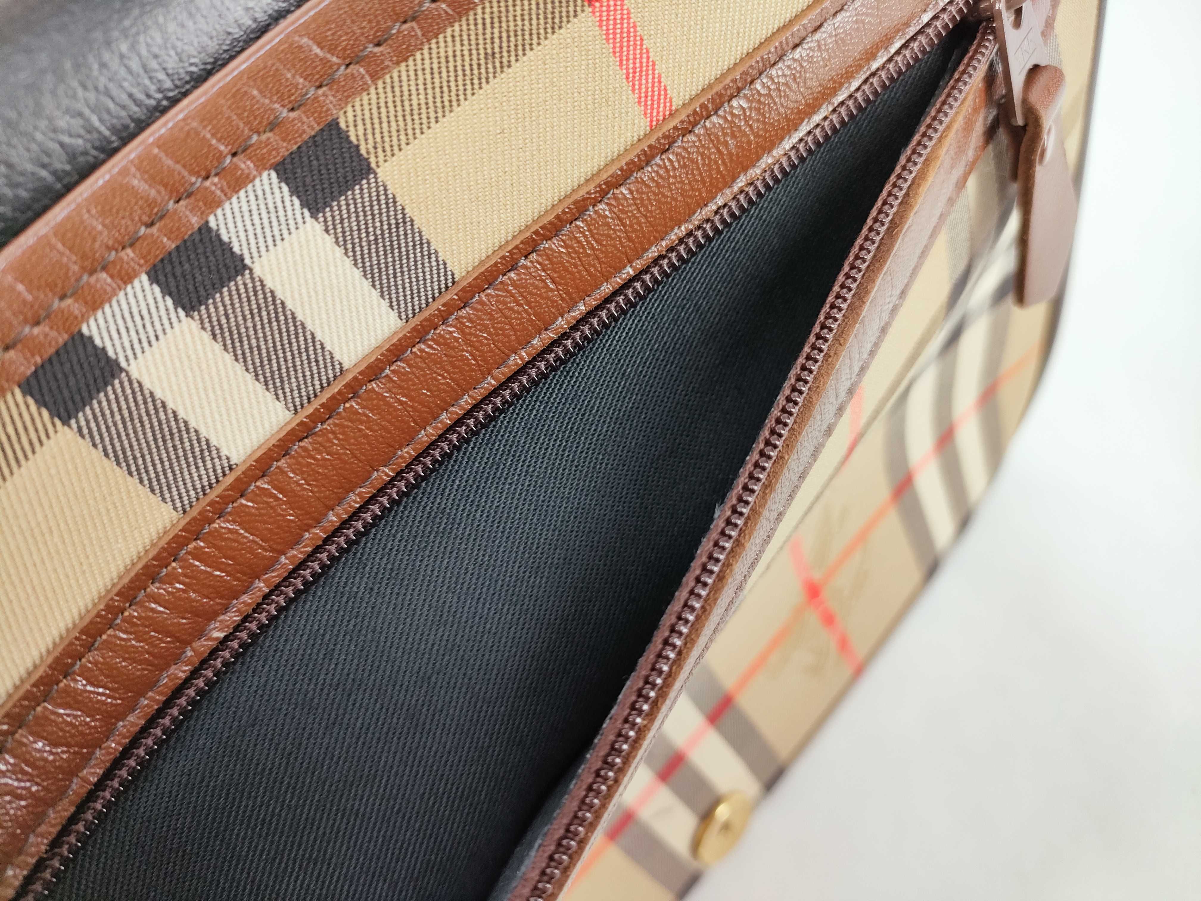 Nova Check Horse Shadow Shoulder Bag — view 15
