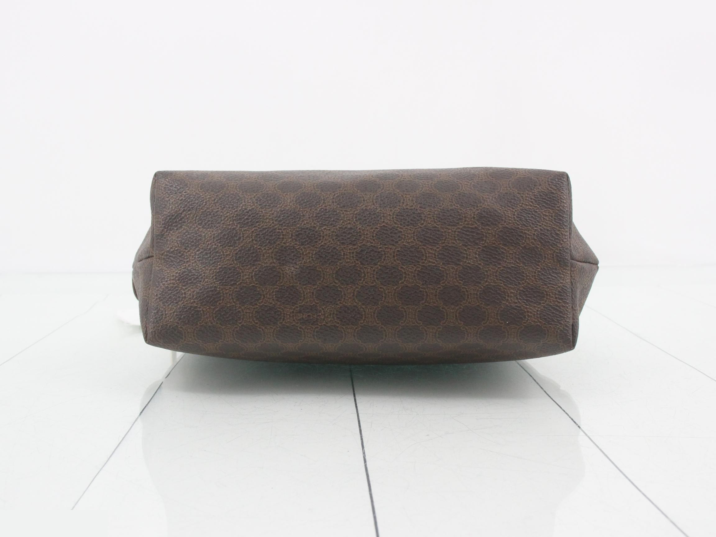 Macadam PVC Pouch, Brown — view 3