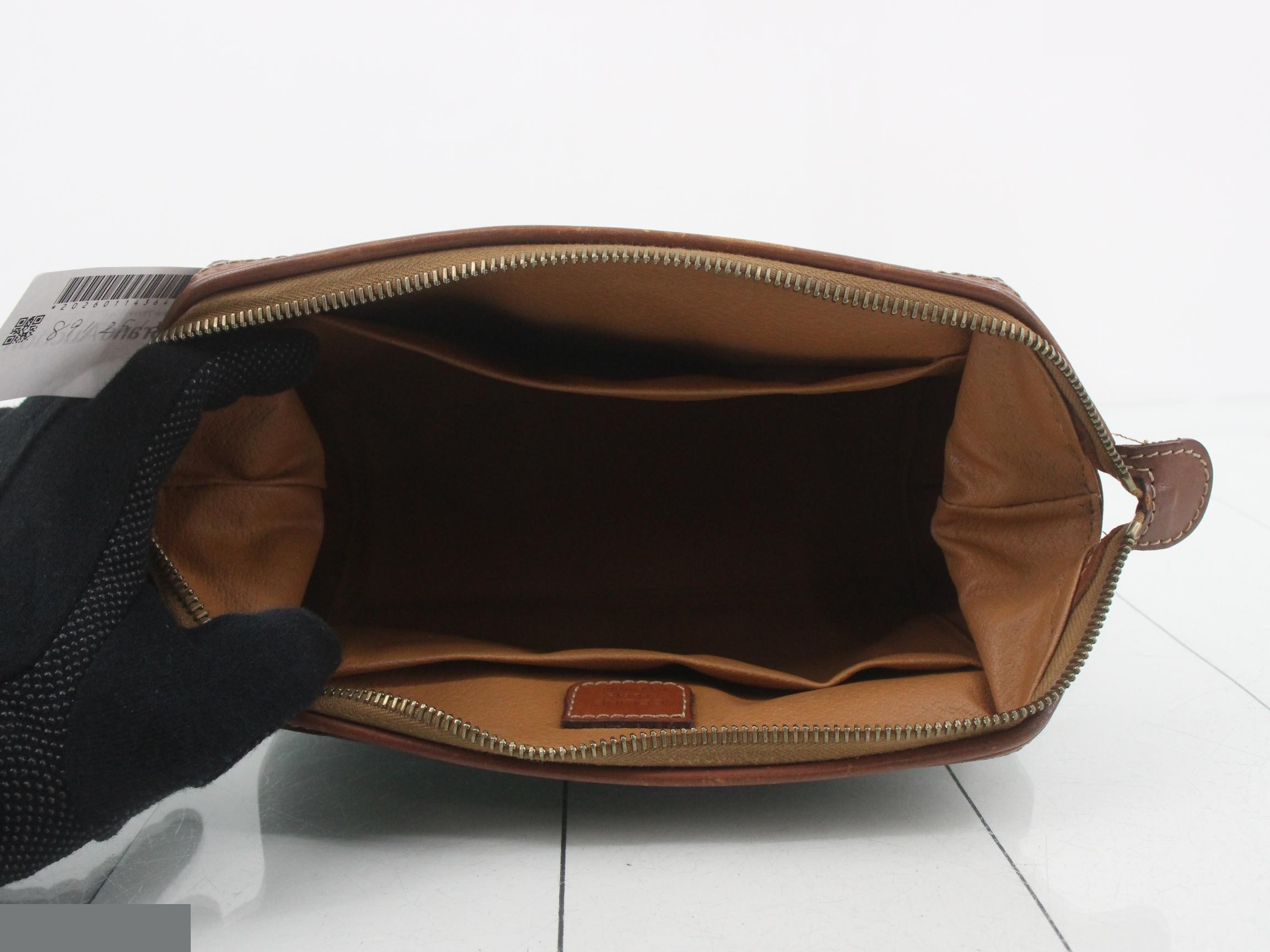 Macadam PVC Pouch, Brown — view 4