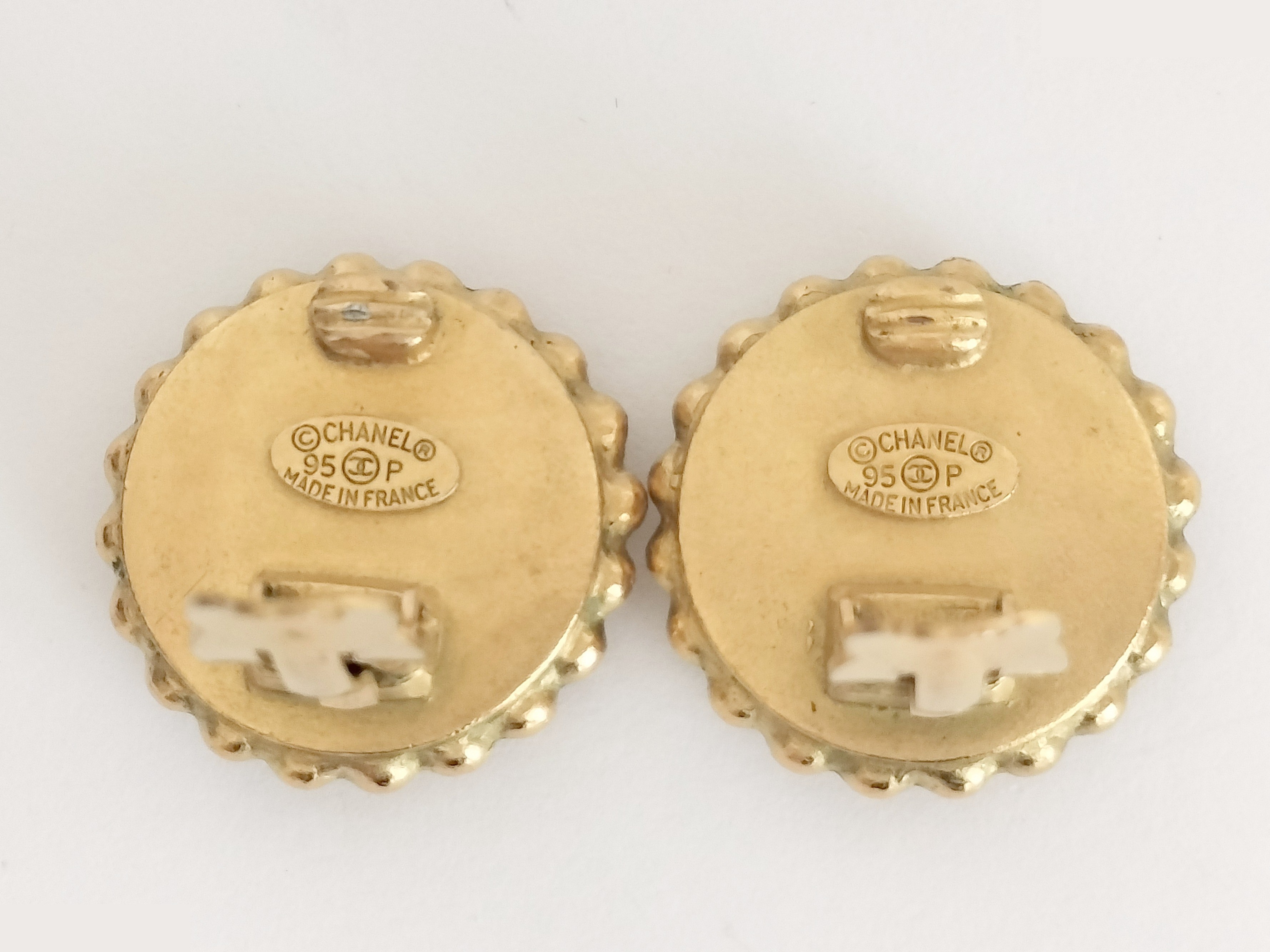Coco Black Gold Earrings — view 2