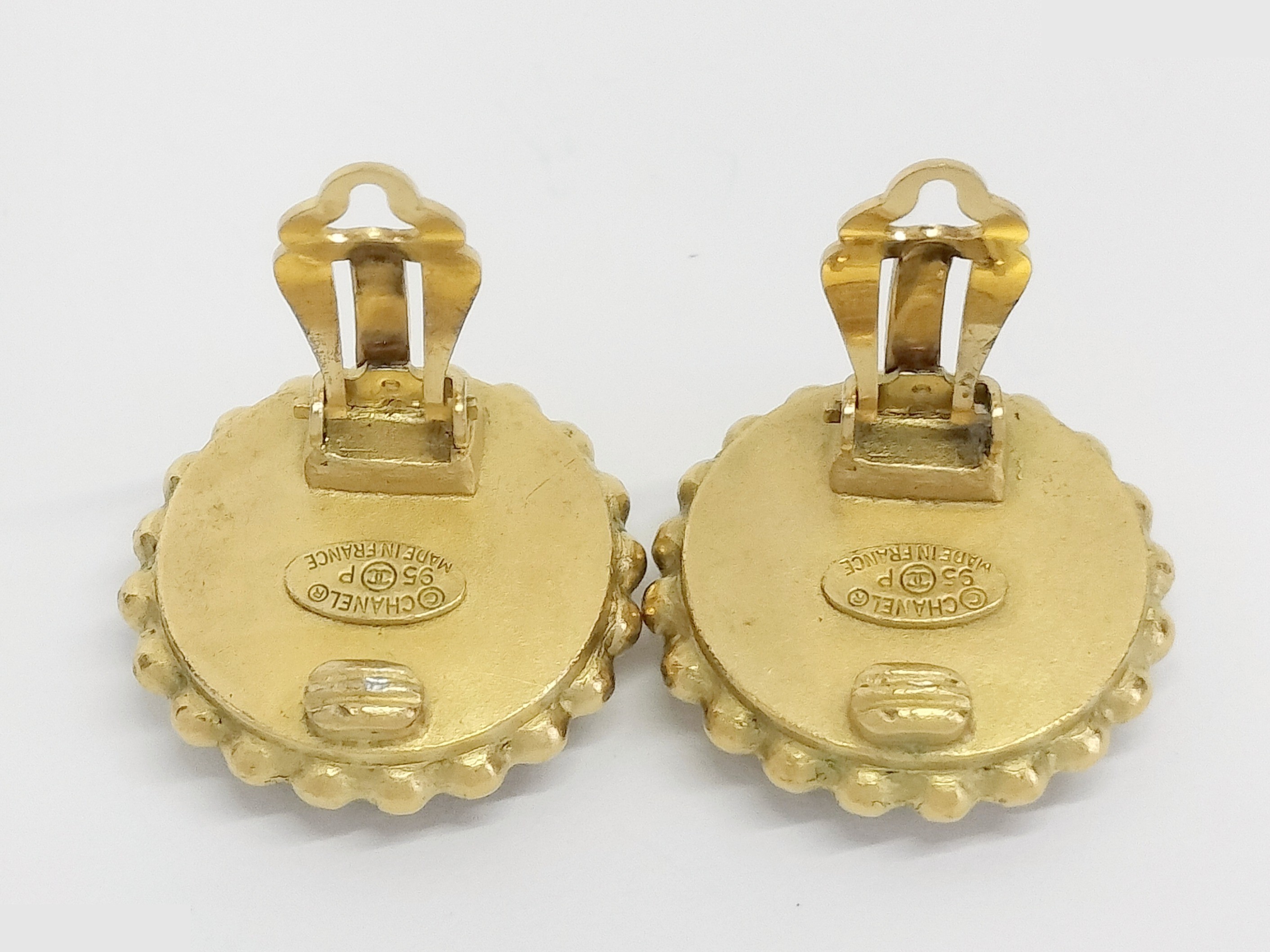 Coco Black Gold Earrings — view 3