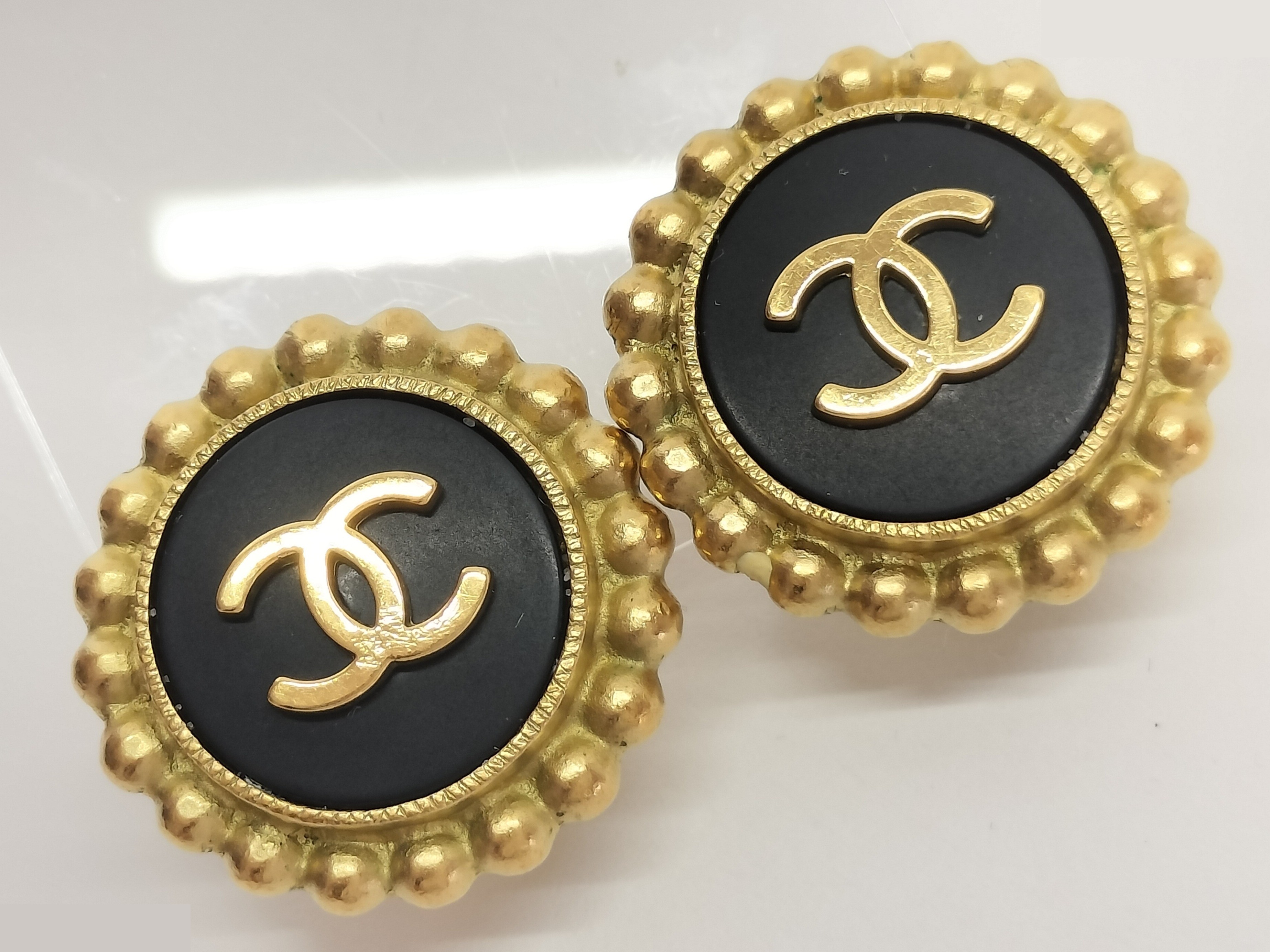 Coco Black Gold Earrings — view 5