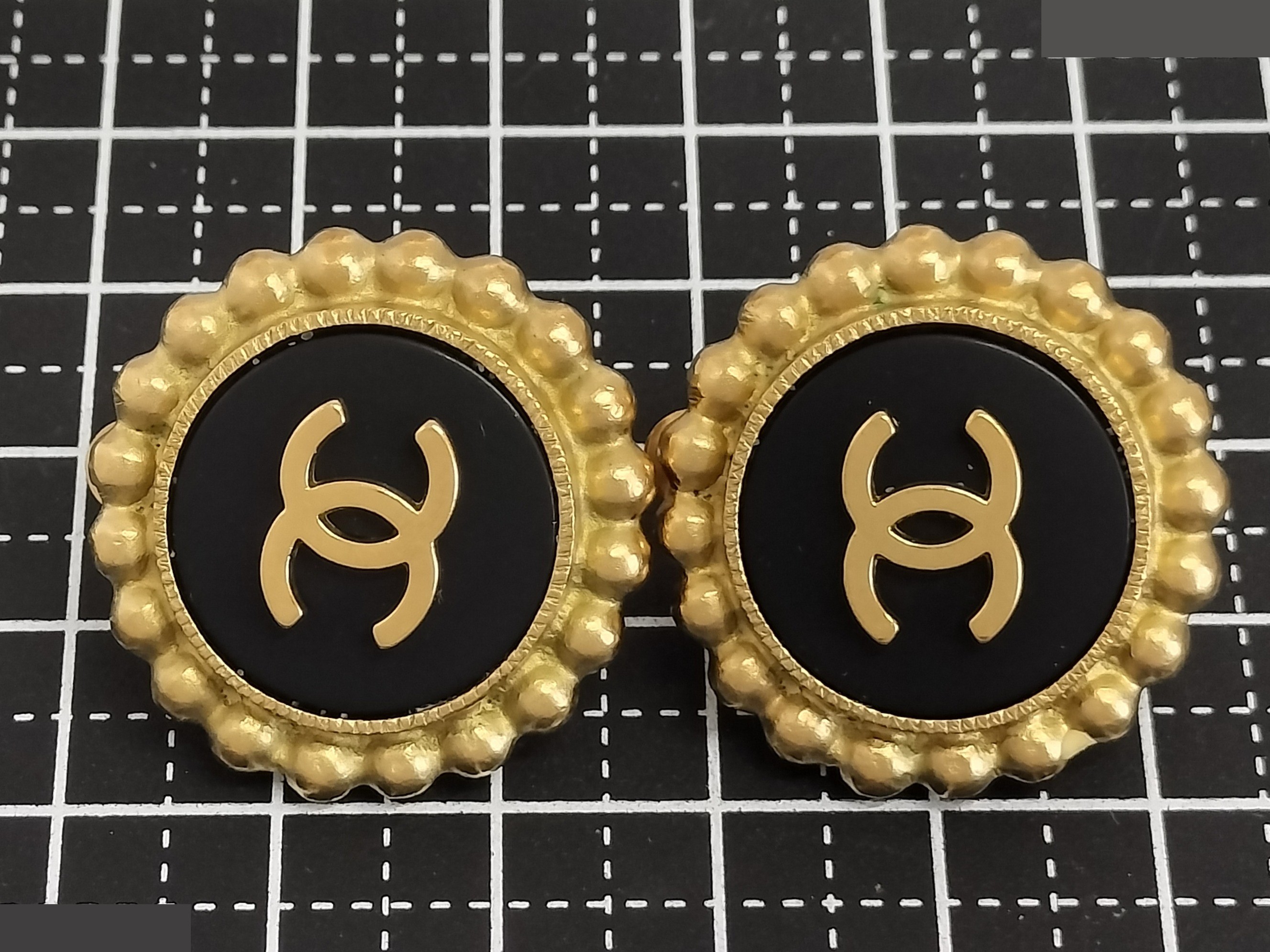 Coco Black Gold Earrings — view 6