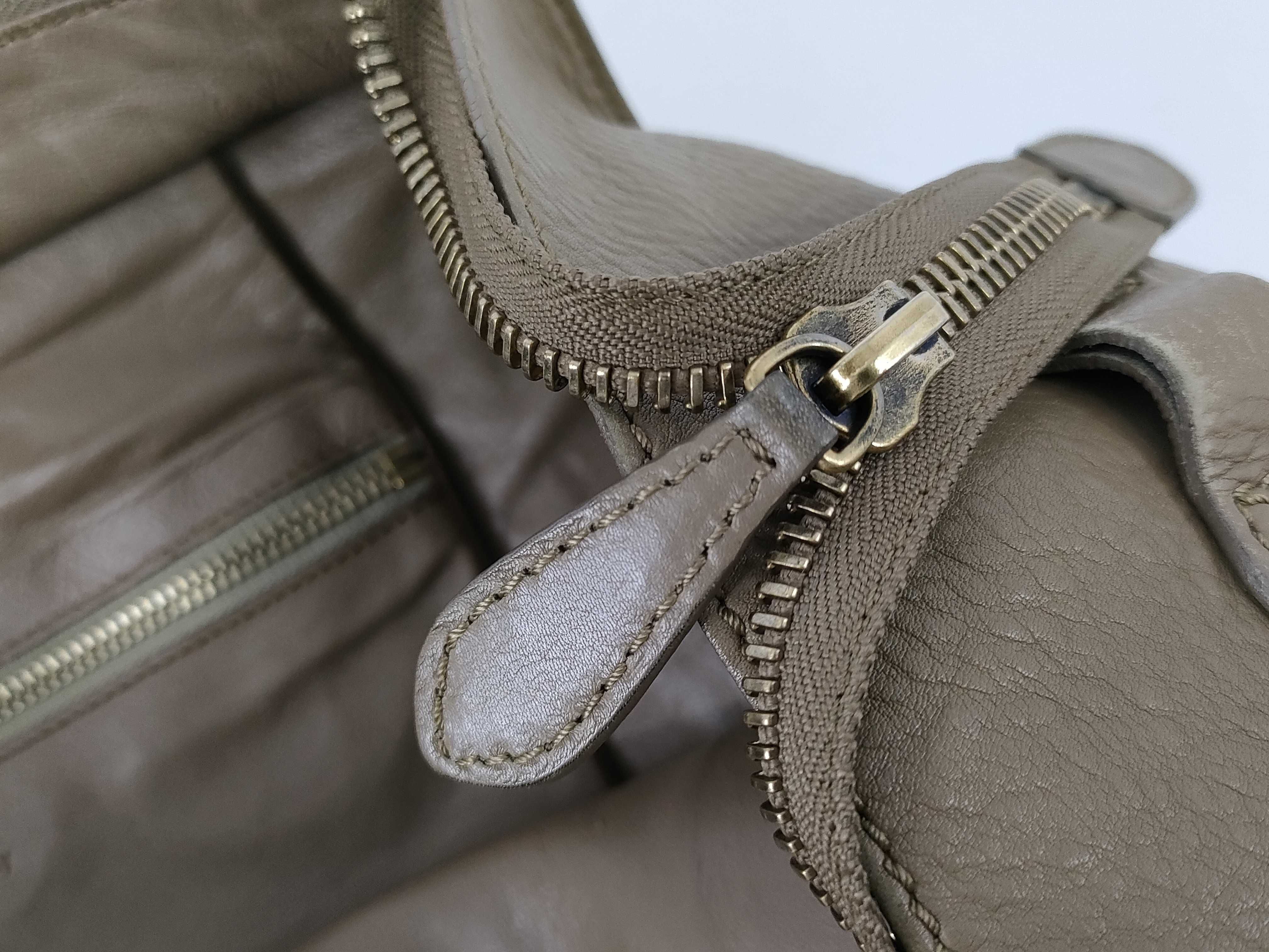 Luggage Mini Shopper Tote Bag (Greige) — view 13