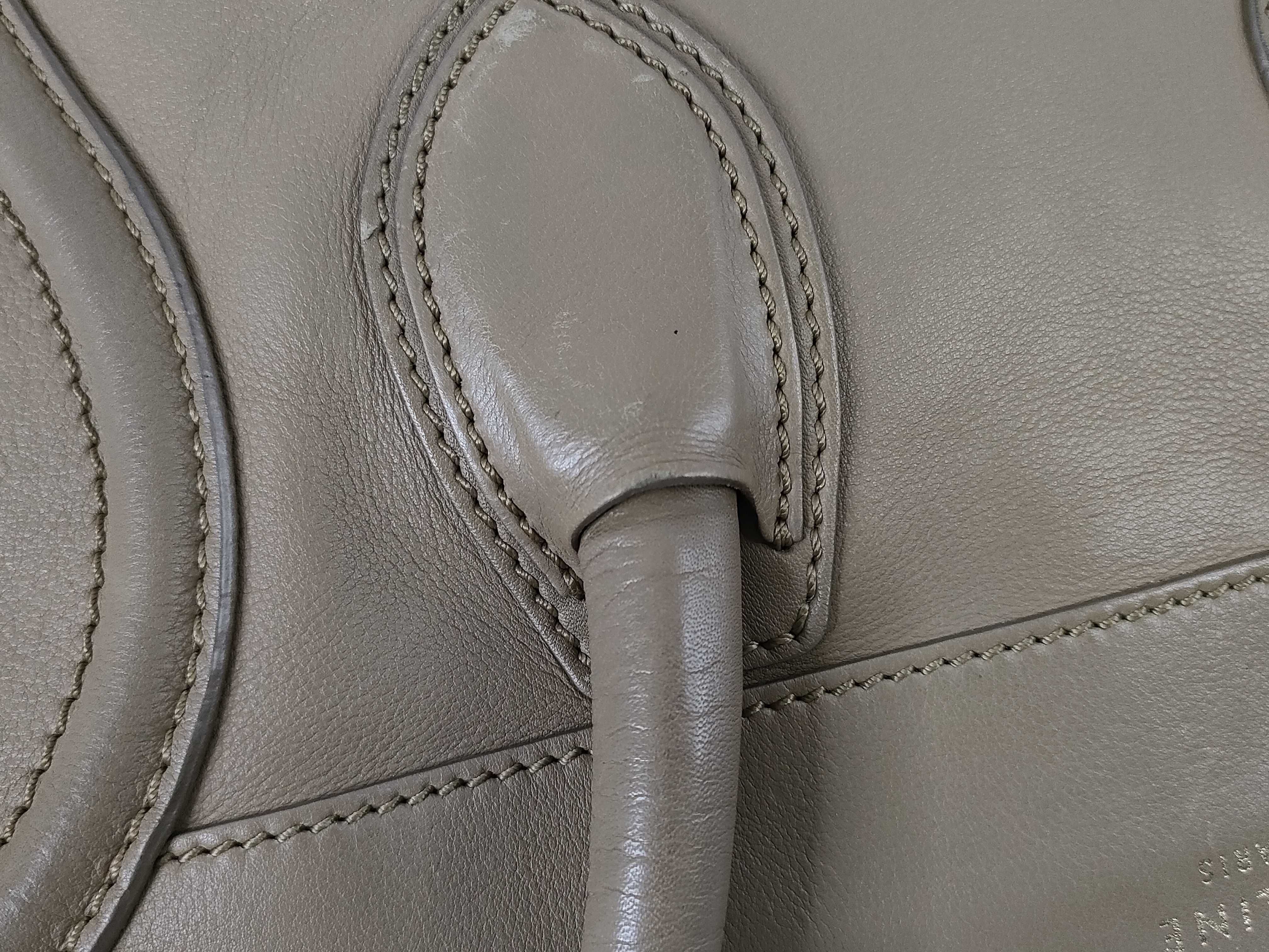 Luggage Mini Shopper Tote Bag (Greige) — view 5