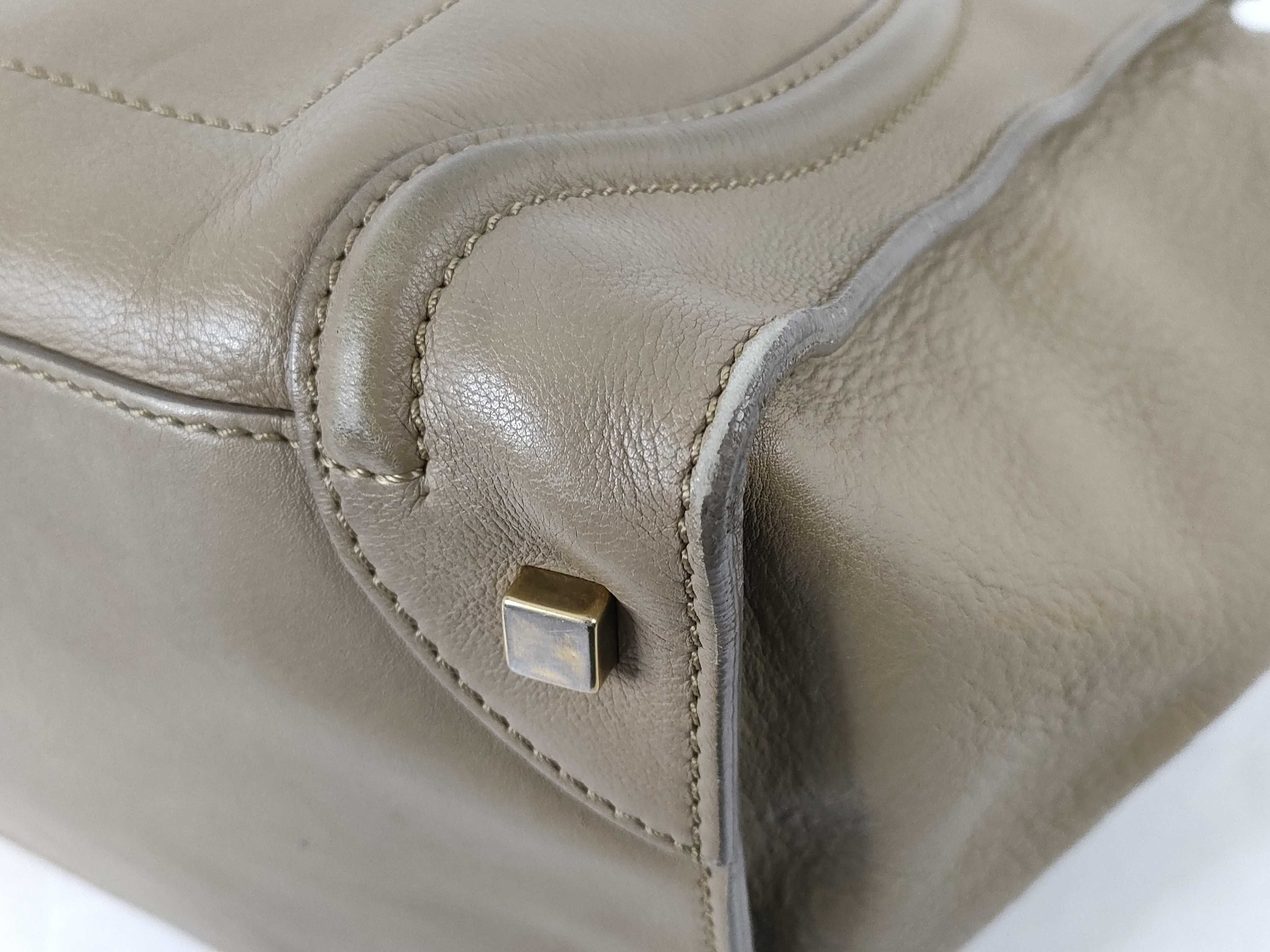 Luggage Mini Shopper Tote Bag (Greige) — view 6