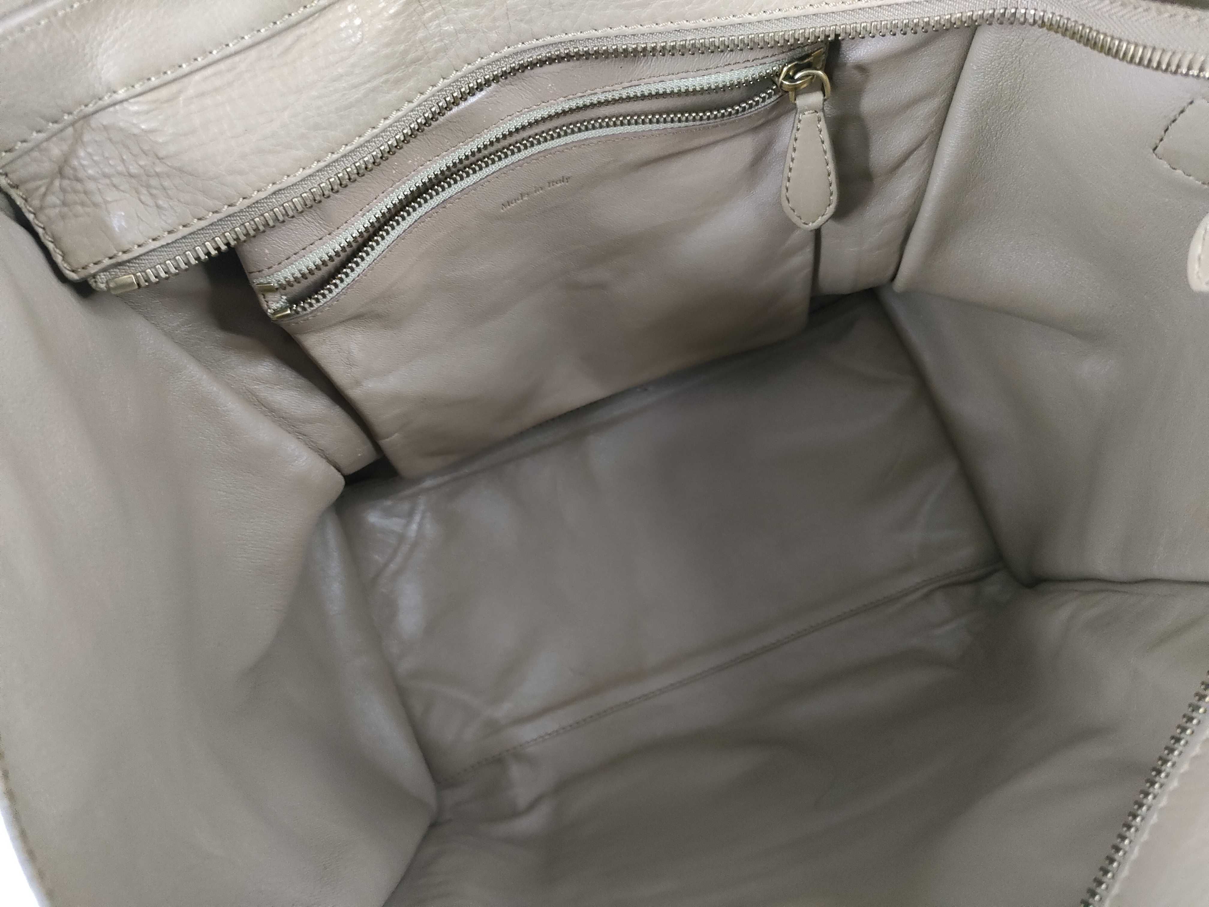 Luggage Mini Shopper Tote Bag (Greige) — view 9