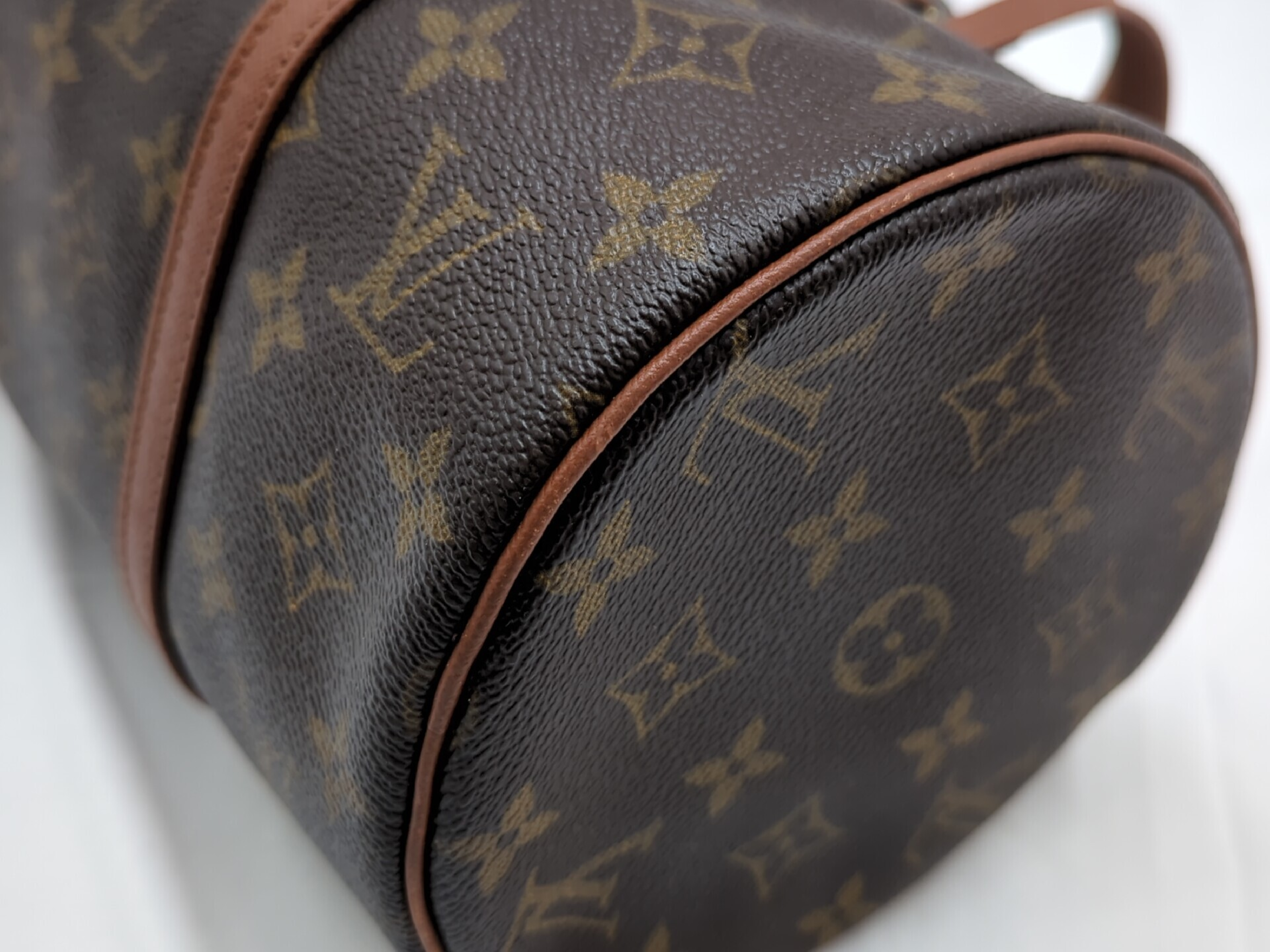 Monogram Old Papillon Handbag with Pouch — view 4