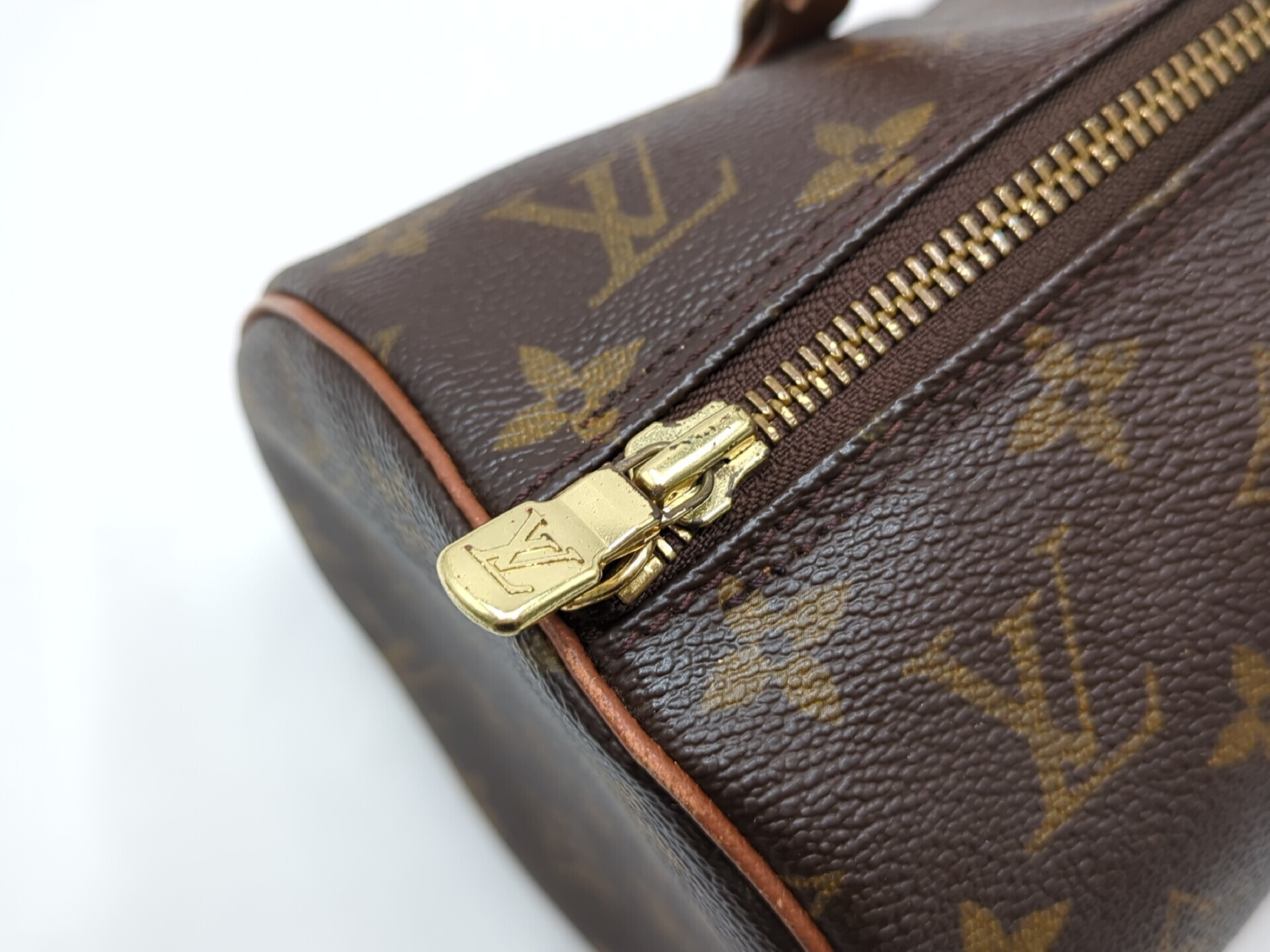 Monogram Old Papillon Handbag with Pouch — view 9