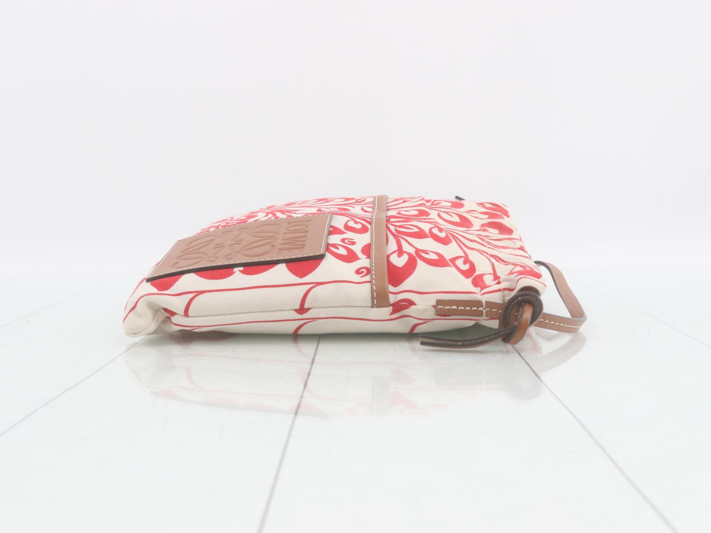 William de Morgan Collection Canvas x Leather Drawstring Bag — view 3