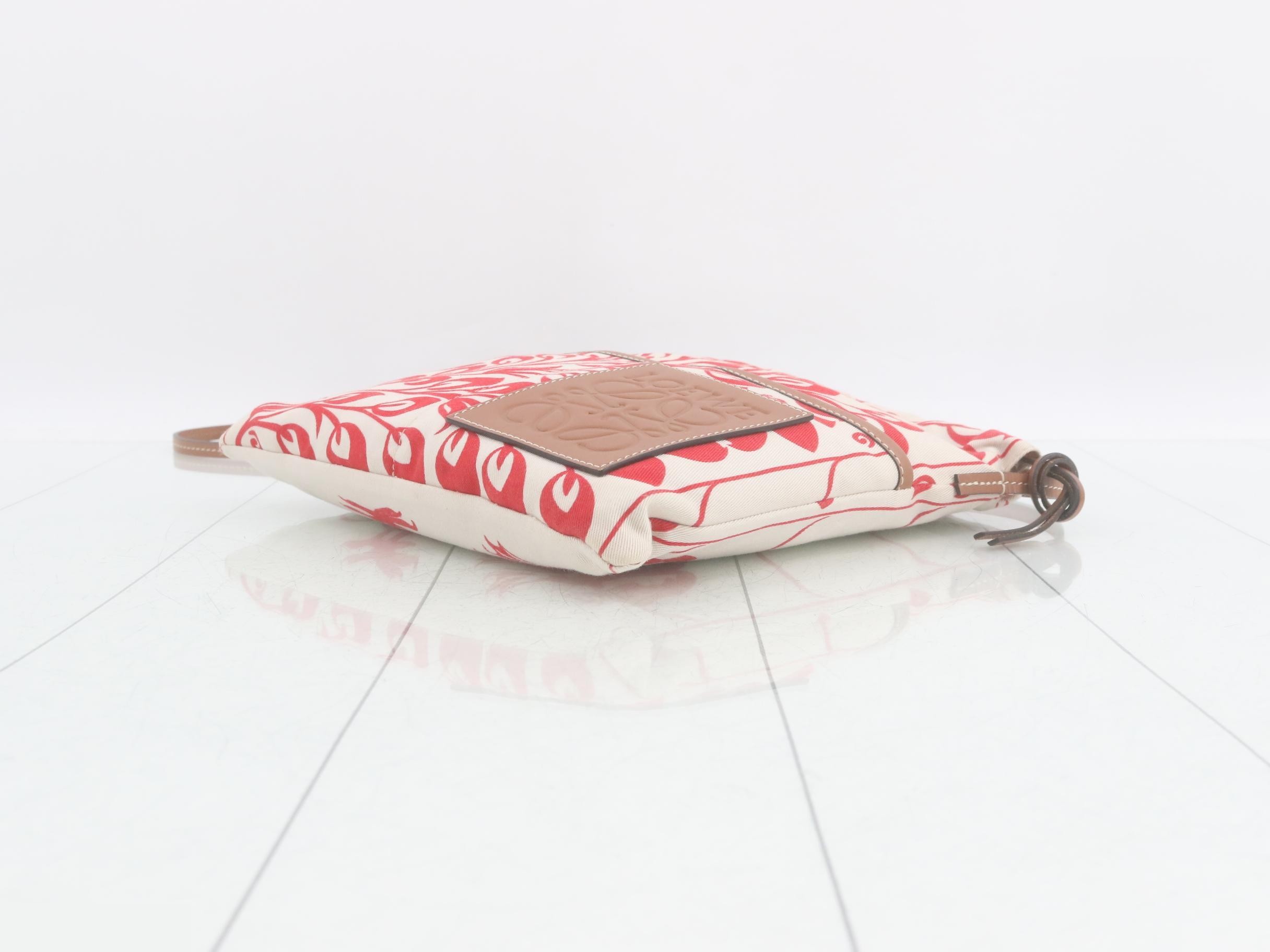 William de Morgan Collection Canvas x Leather Drawstring Bag — view 6