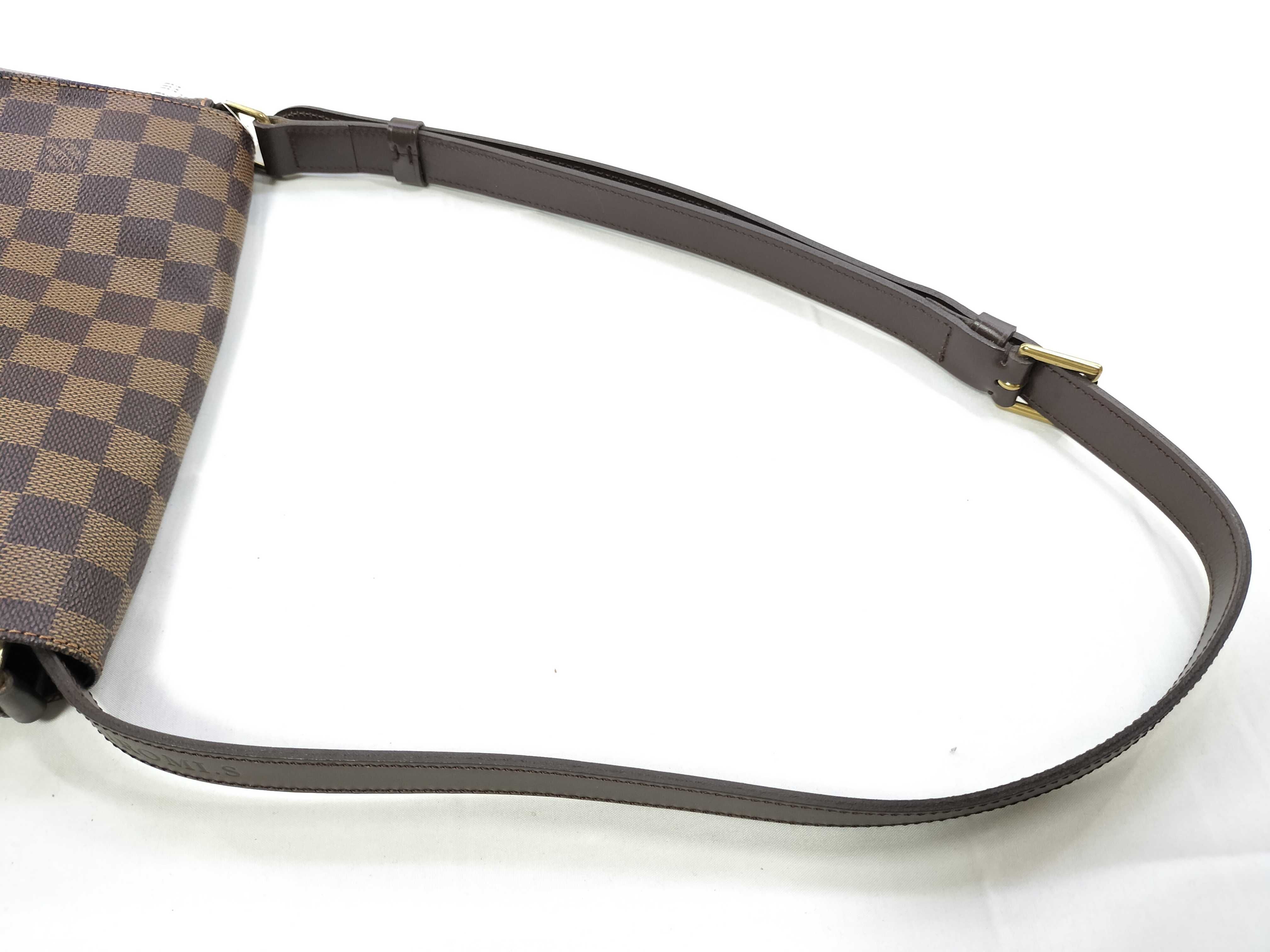 Damier Musette Salsa Shoulder Bag with Initials — view 3