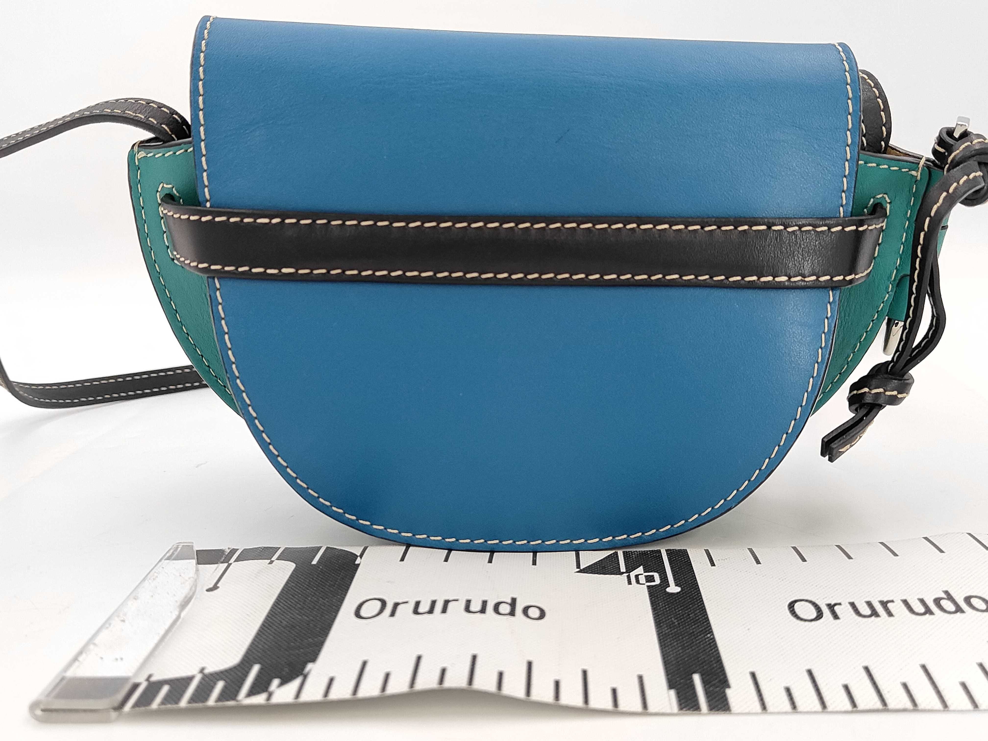 Gate Bag Mini Shoulder Bag Blue Shoulder Bag — view 2