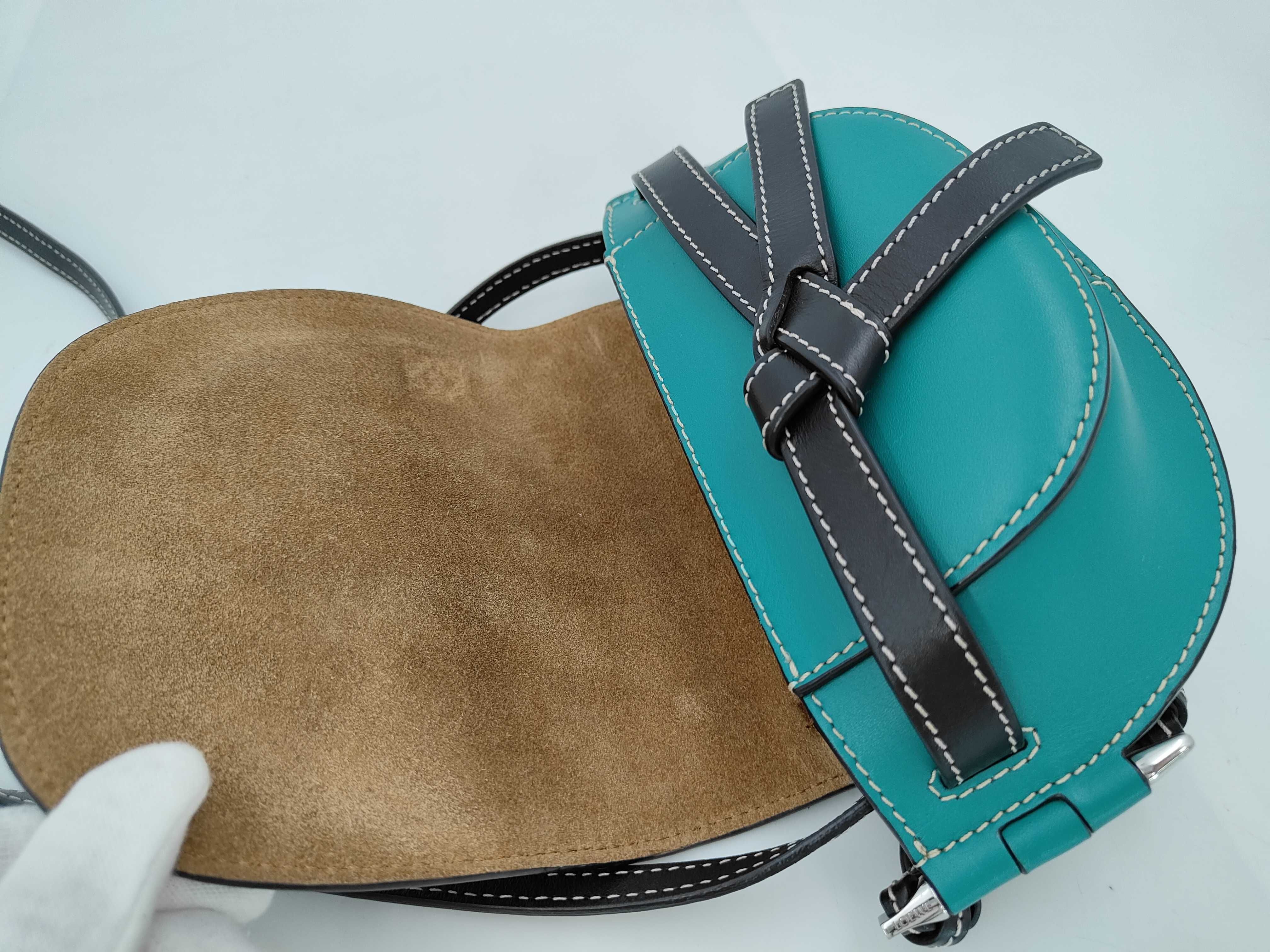 Gate Bag Mini Shoulder Bag Blue Shoulder Bag — view 8