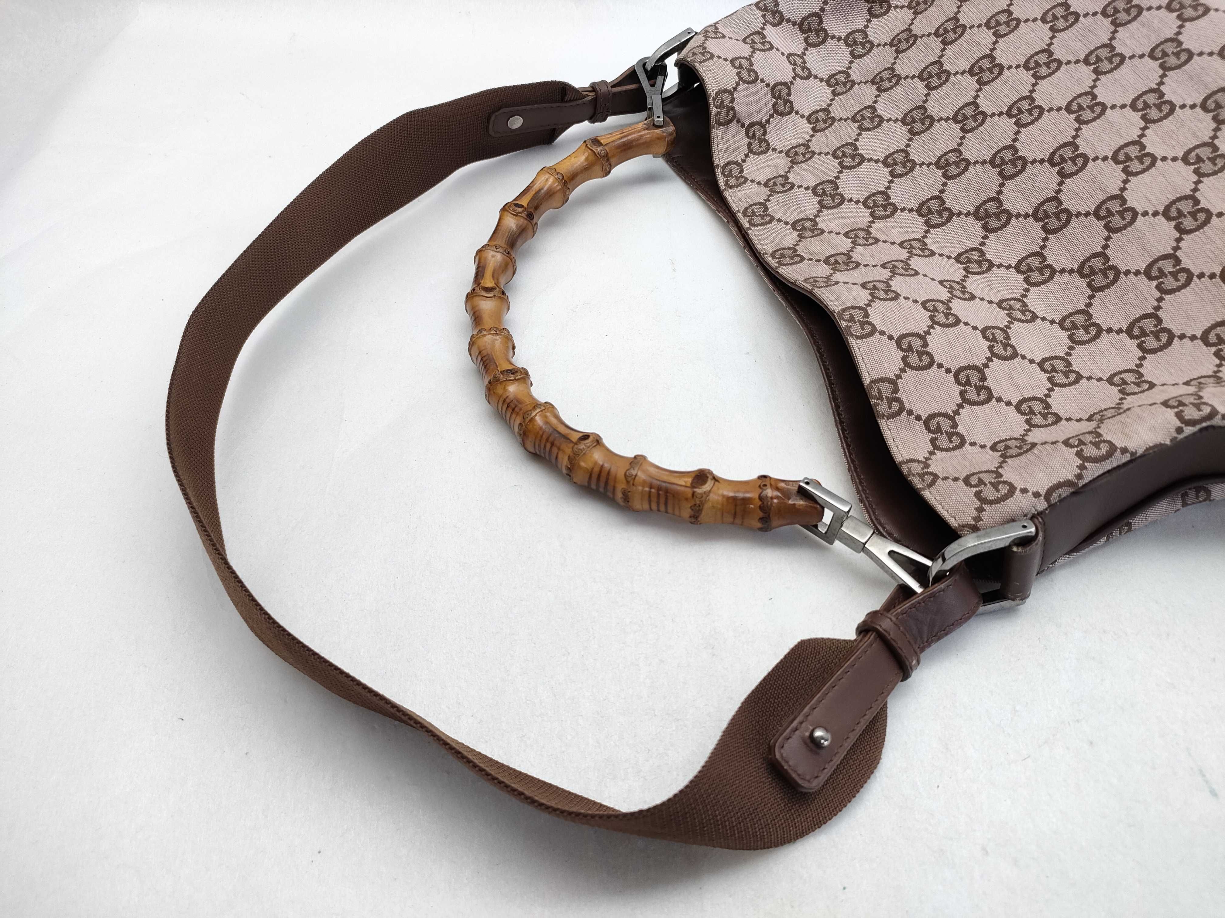 Bamboo GG Canvas 001・4095 2-Way Shoulder Bag/Handbag — view 3