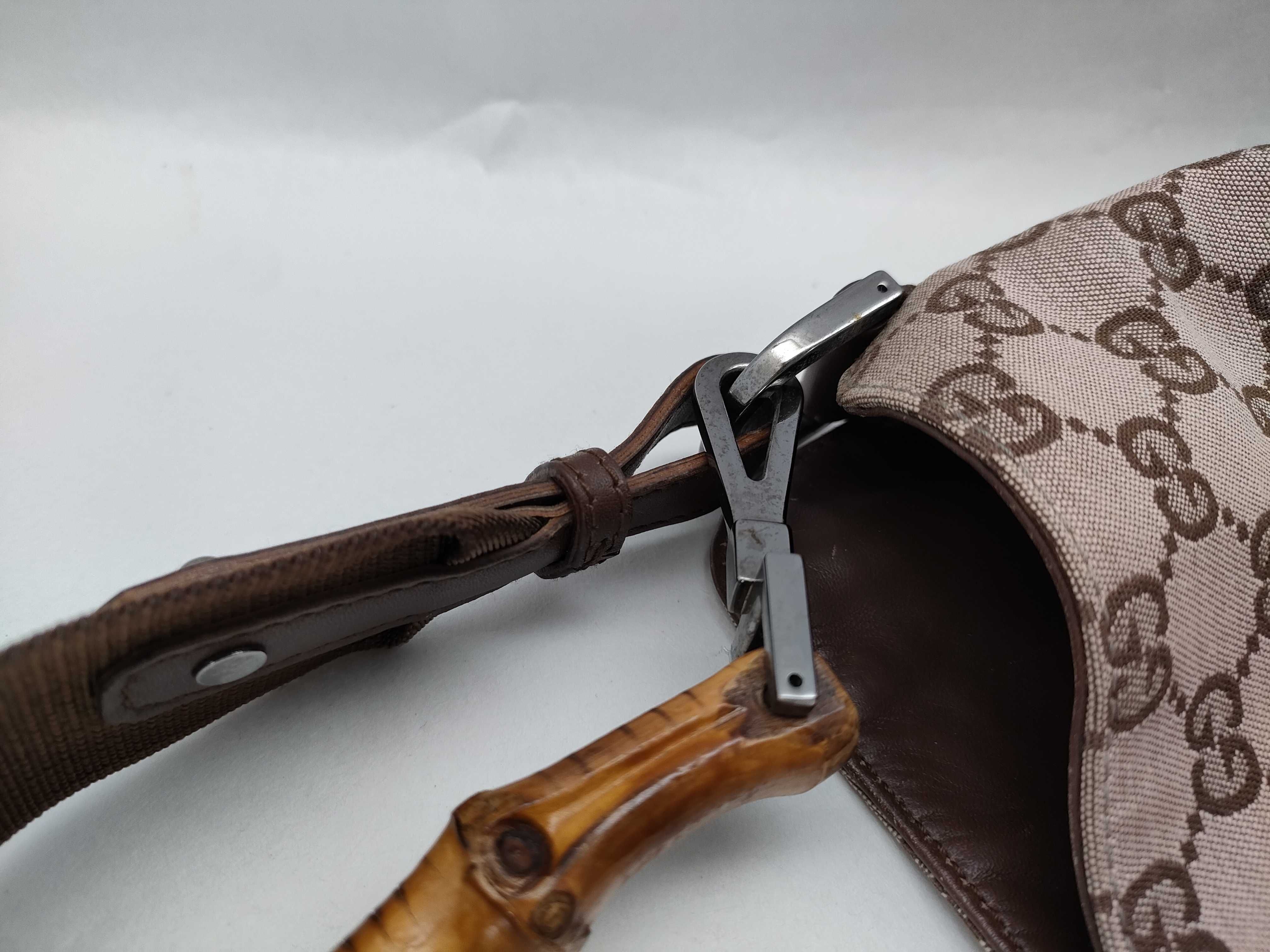 Bamboo GG Canvas 001・4095 2-Way Shoulder Bag/Handbag — view 6