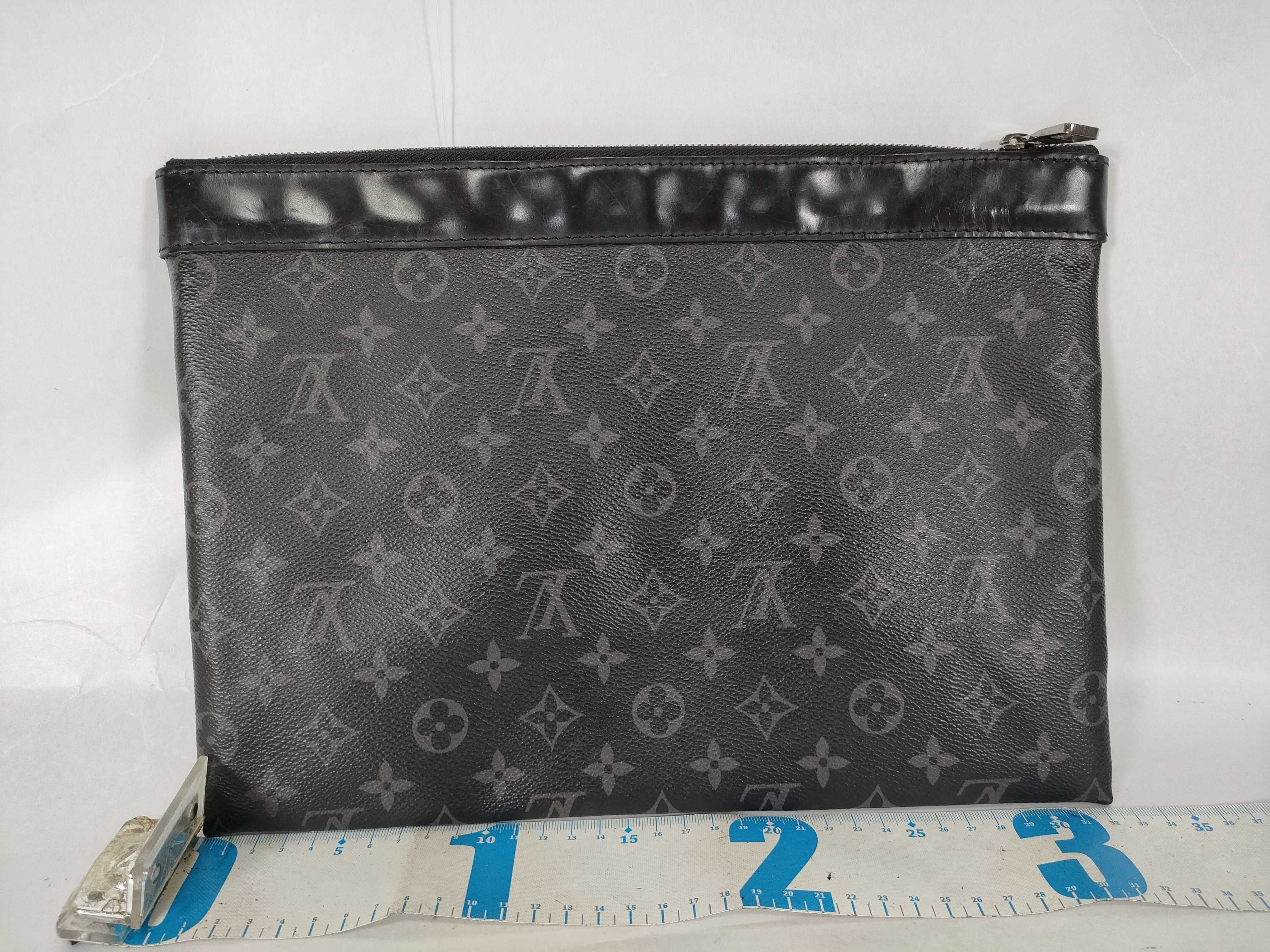 Monogram Louis Vuitton Monogram Eclipse Pochette Discovery Pouch — view 2