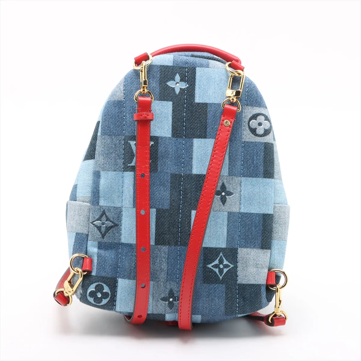 Monogram Denim Palm Springs MINI M45043 CA0220 Blue RFID Reactive — view 2