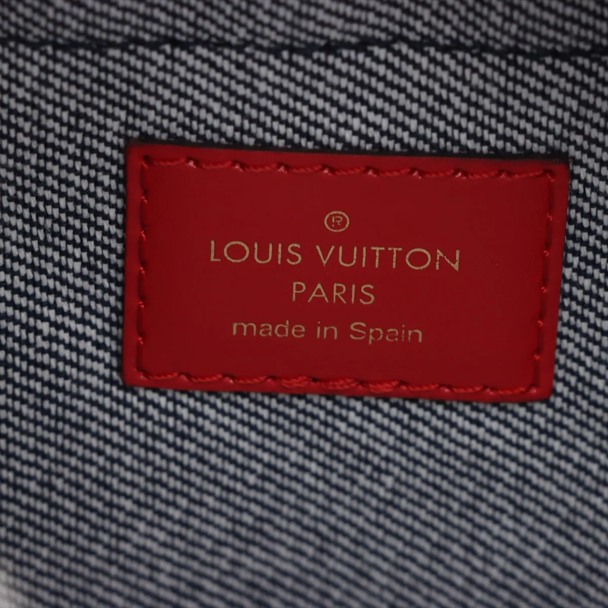 Monogram Denim Palm Springs MINI M45043 CA0220 Blue RFID Reactive — view 8