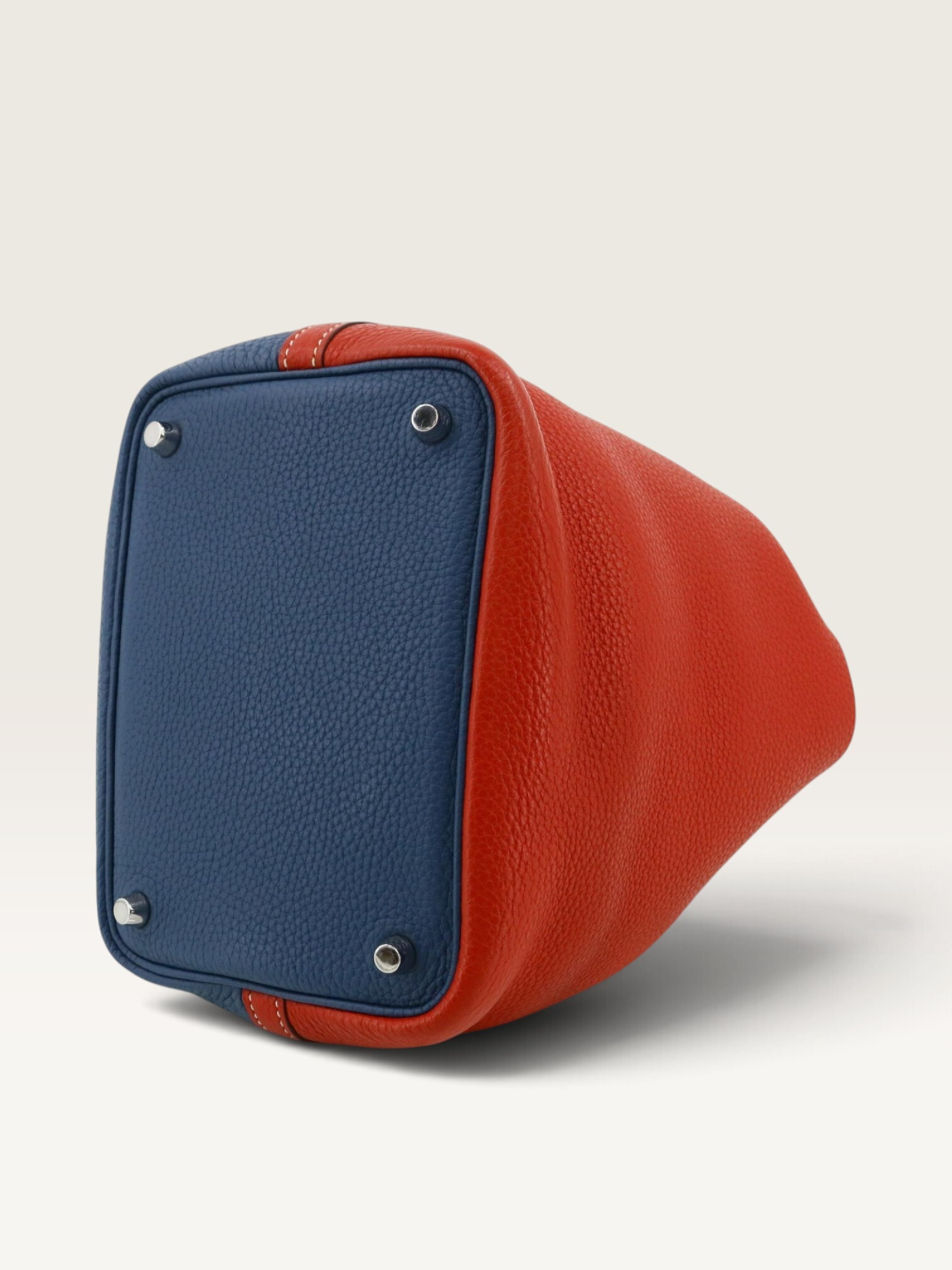Picotin Lock PM Casaque Blue x Rouge P Handbag — view 6