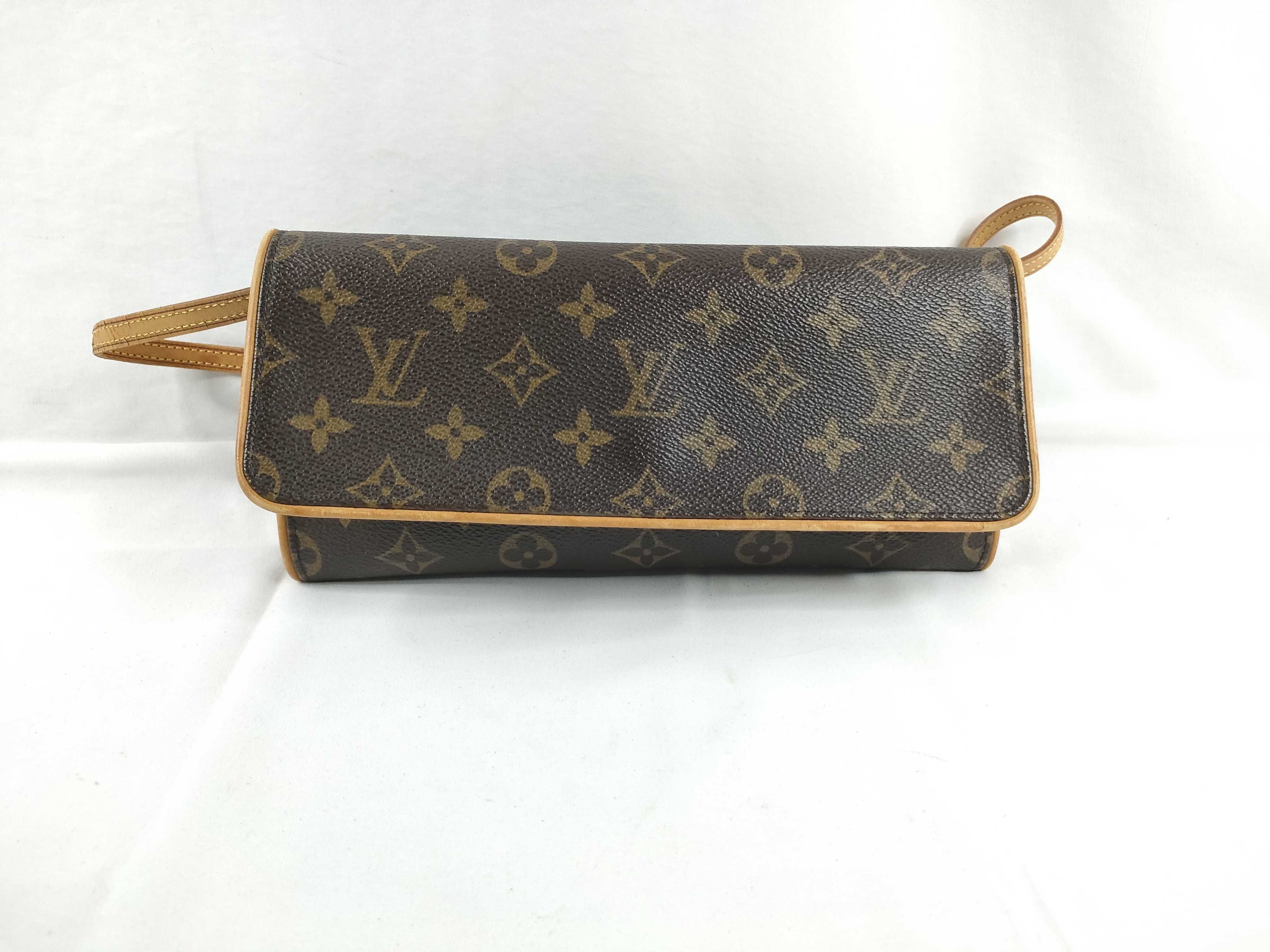 Monogram Pochette Twin GM M51852 FL1011 Brown Shoulder Bag
